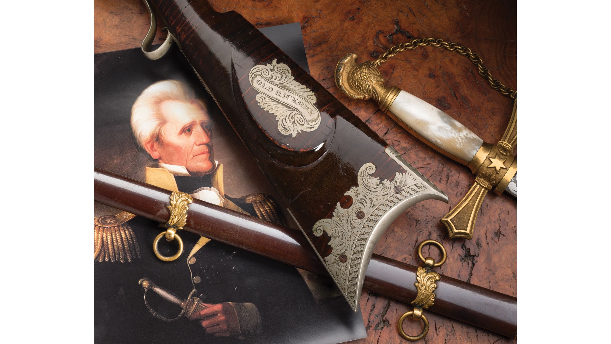 A. Harrington Flintlock Rifle Attributed to Andrew Jackson | Rock
