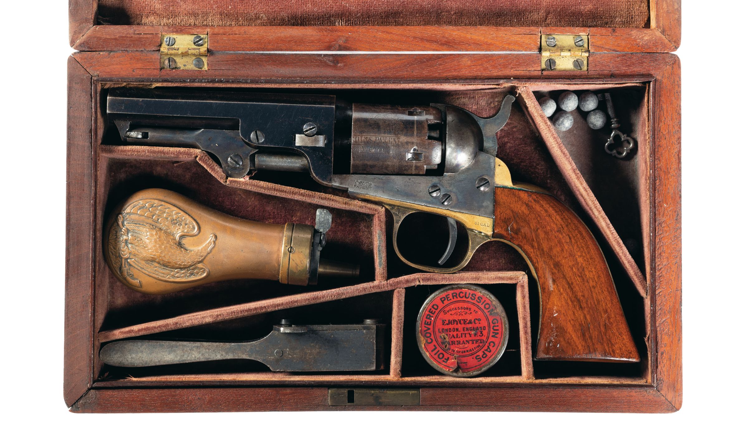 Cased Colt Model 1849 Pocket Percussion Revolver | Rock Island Auction