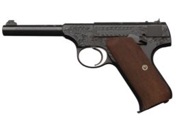 Engraved Colt First Series Woodsman Model Semi-Automatic