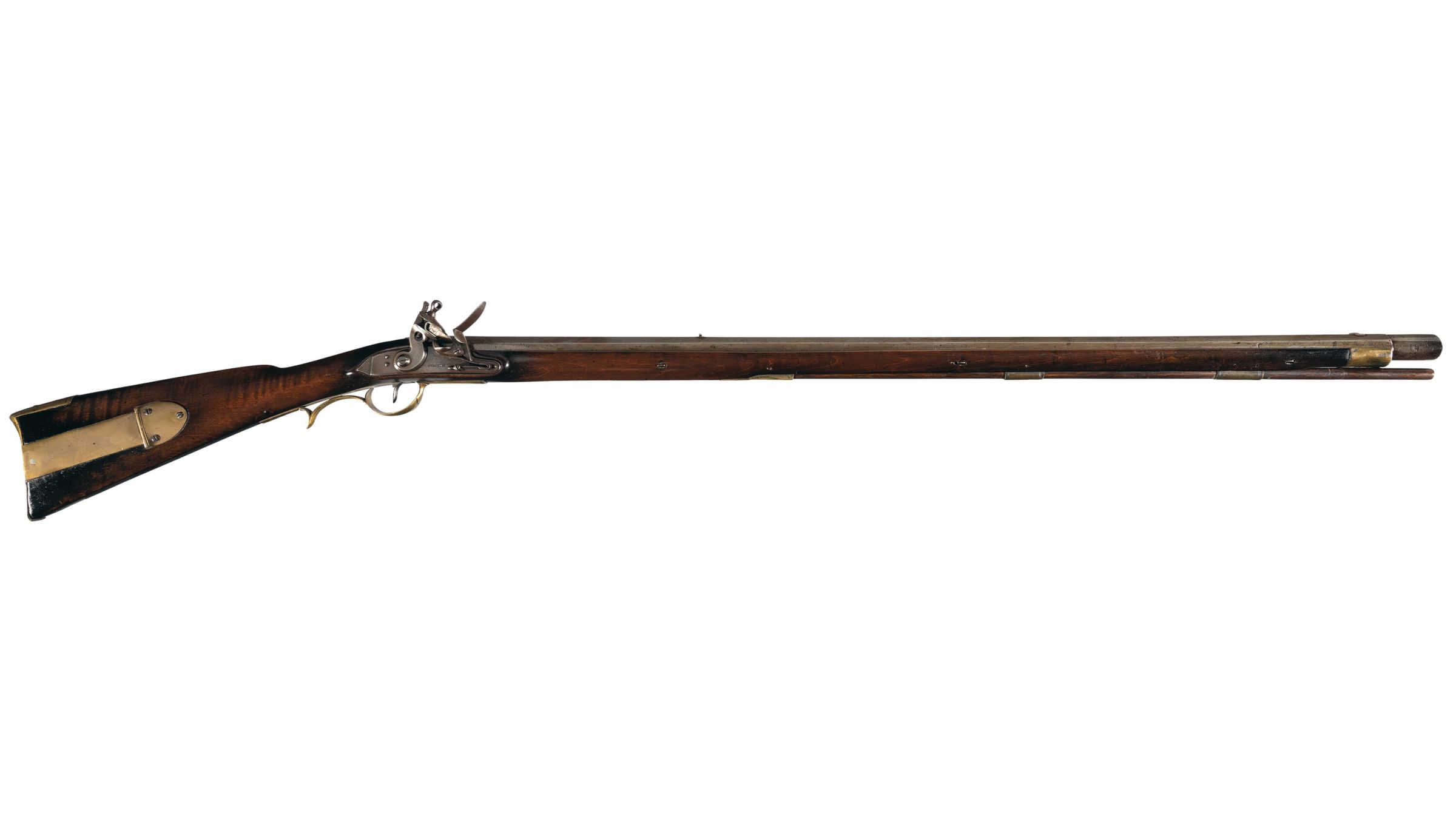 Documented Jacob Dickert Pennsylvania Militia Flintlock Rifle | Rock ...