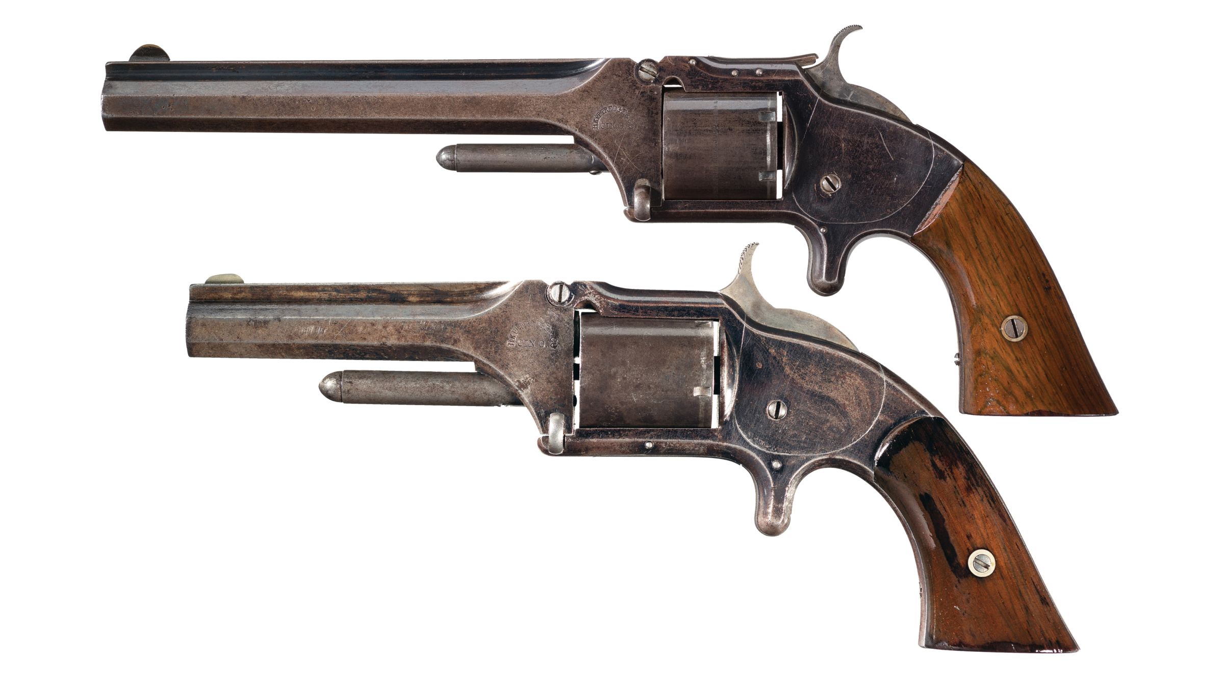 Two Antique Kittredge & Co. Marked Smith & Wesson Revolvers Rock