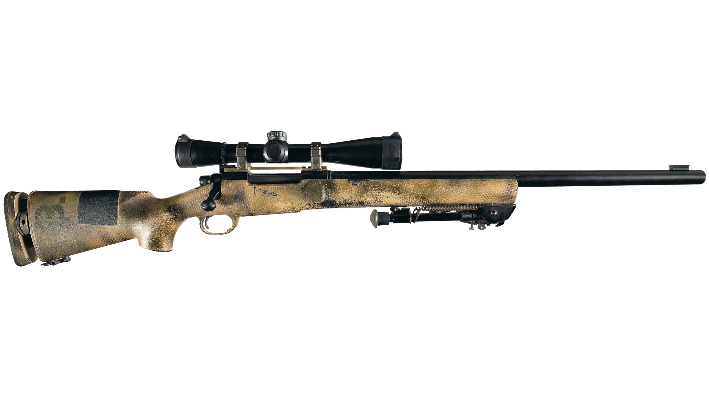 Remington Model 700m24 Bolt Action Sniper Rifle With Scope Rock Island Auction