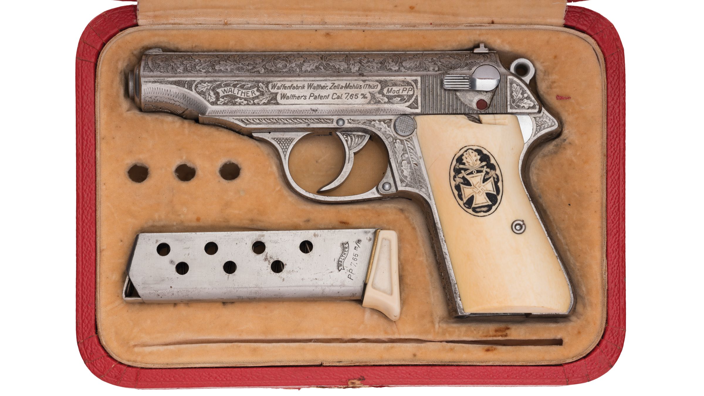 Engraved WWII Walther PP Pistol Captured at the Factory | Rock