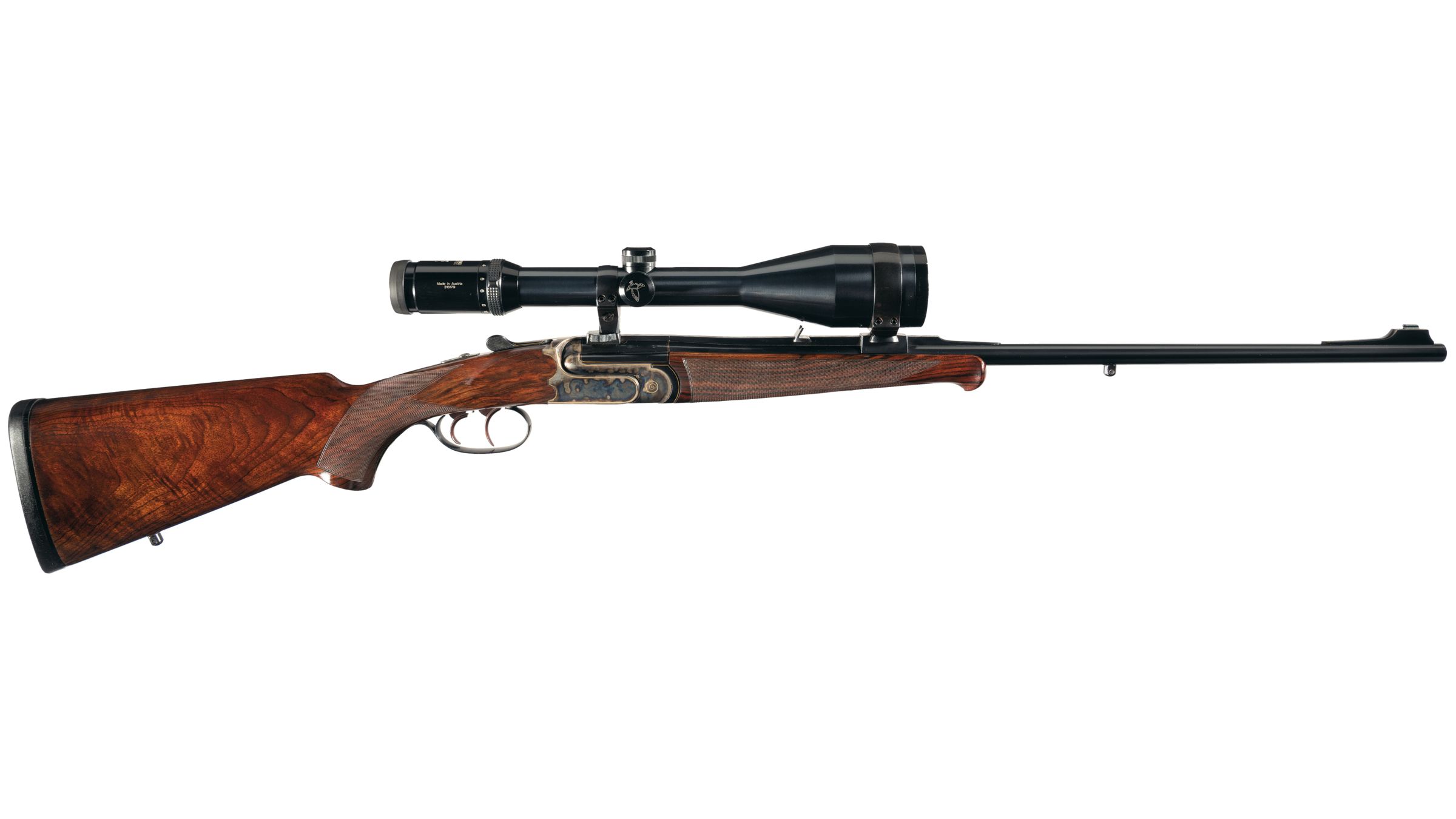 Perugini & Visini Gold Inlaid Single Shot Rifle | Rock Island Auction