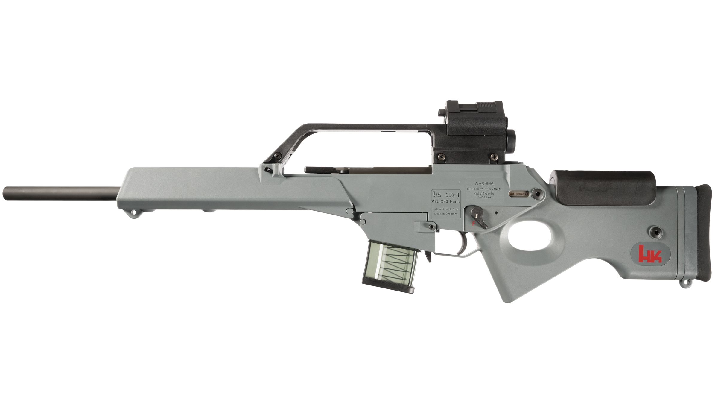 Heckler & Koch Model SL81 SemiAutomatic Rifle with Scope Rock Island Auction