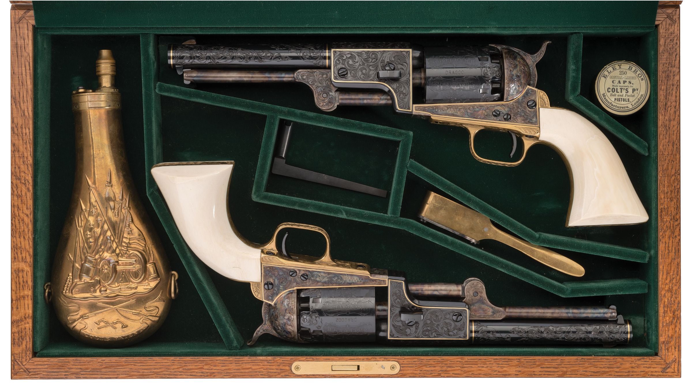 Two Cased Collector Serialized Colt Dragoon Revolvers | Rock