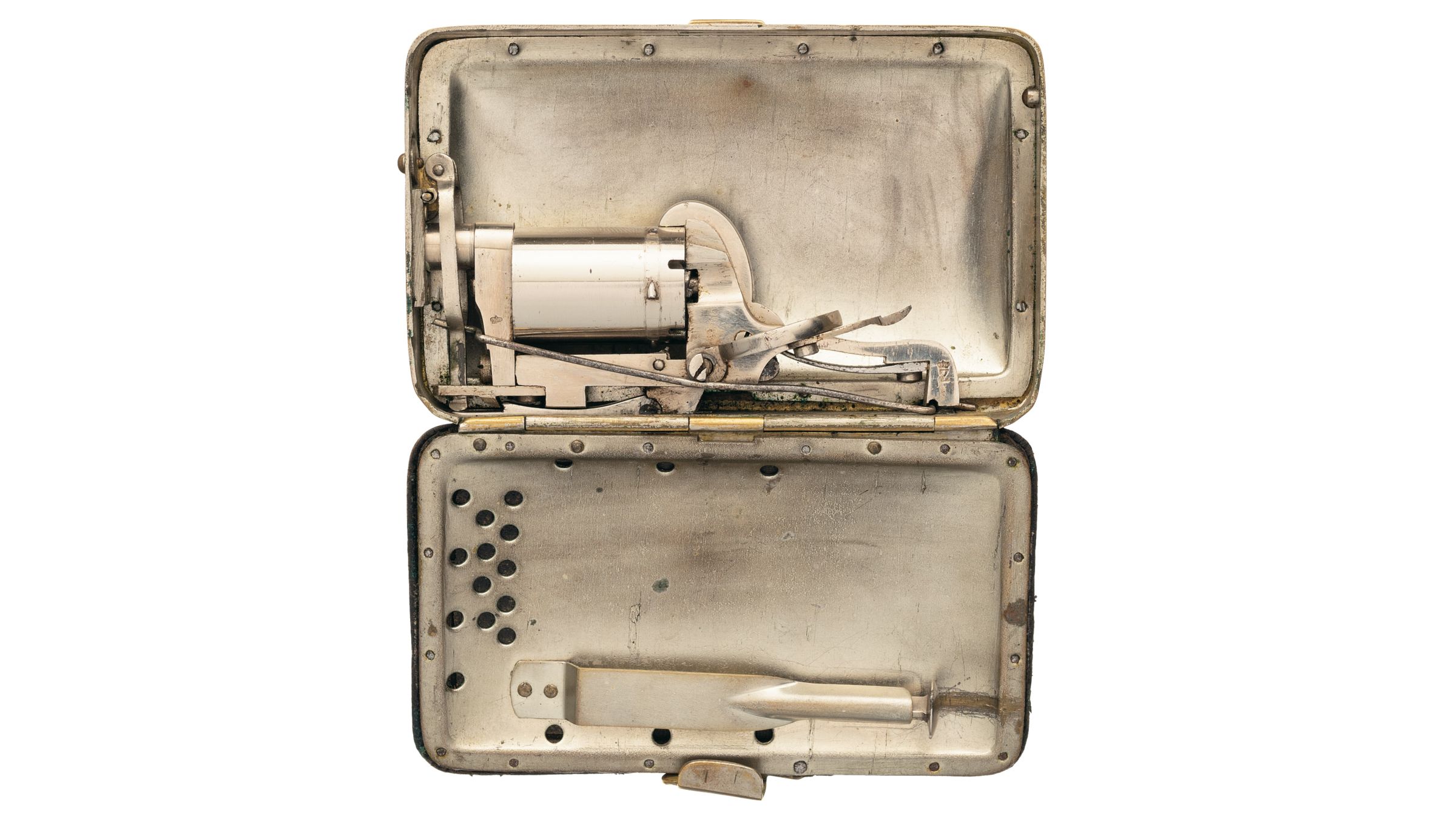 Frankenaus Patent Concealed Pinfire Purse Revolver | Rock Island Auction