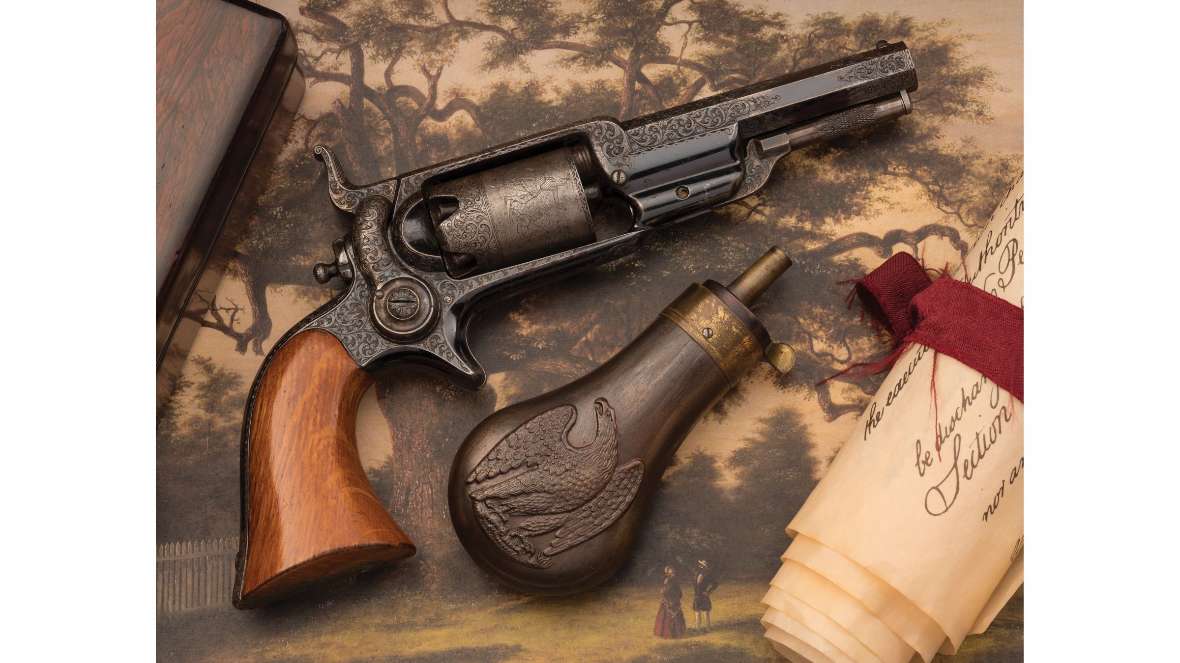 Historic Charter Oak Grip Colt Model 1855 Pocket Revolver | Rock