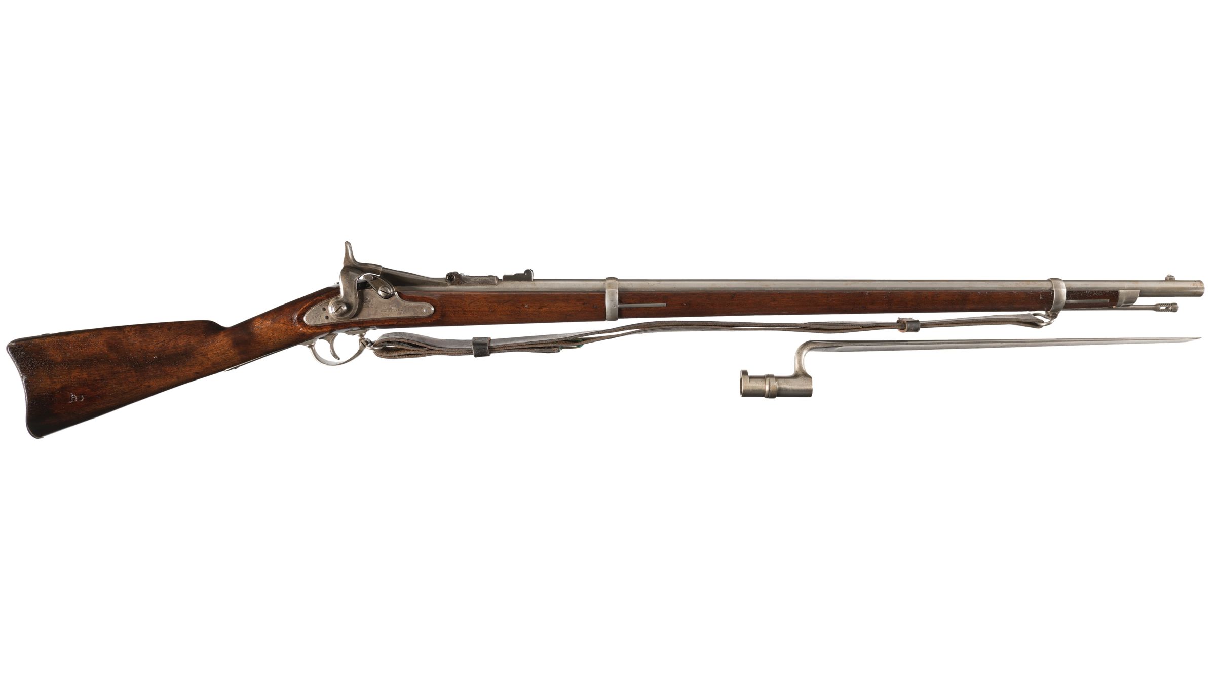アビソ U.S. Springfield 1866 Allin Trapdoor Short Rifle with Bayonet