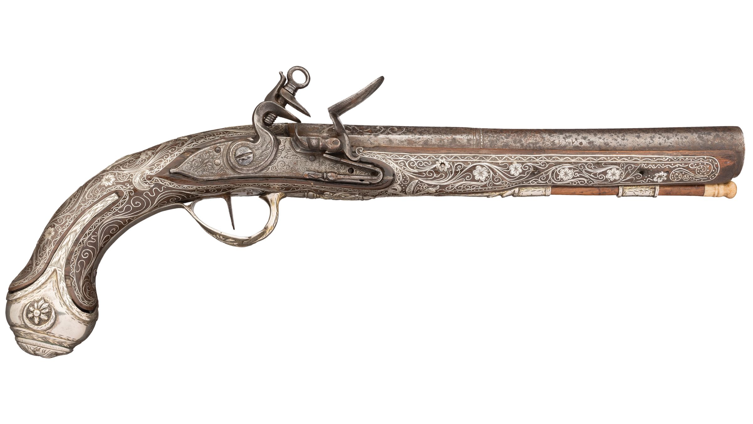 Ottoman/Turkish Flintlock Blunderbuss Pistol | Rock Island Auction