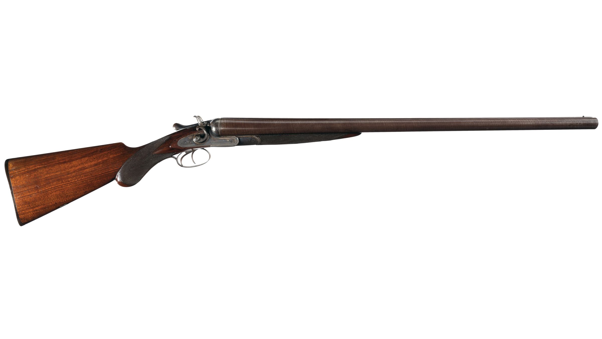 J.P Clabrough & Bros.8 Gauge Double Barrel Hammer Shotgun