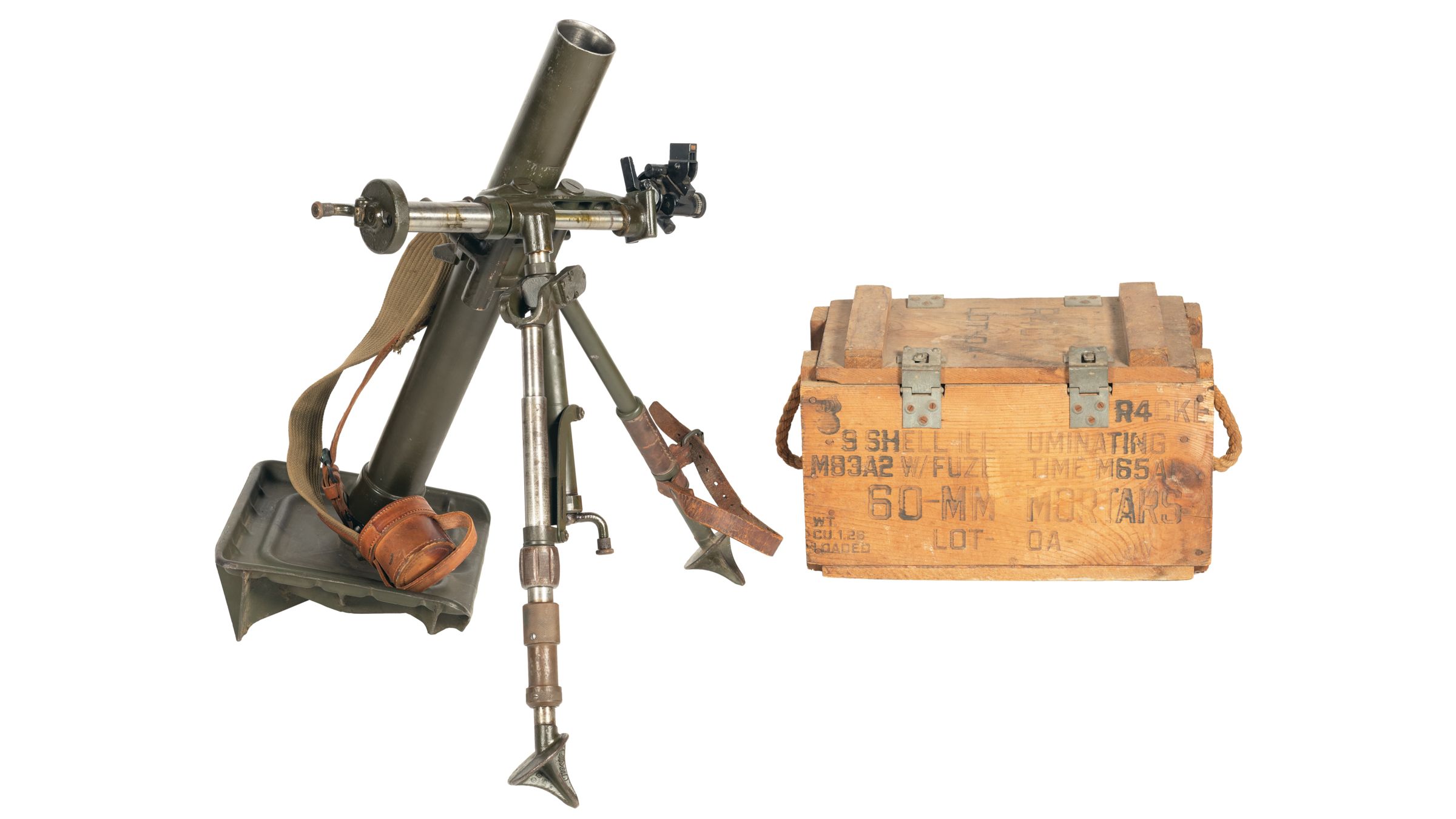 U.S. M2 60mm Mortar, Class III/NFA Destructive Device Rock Island Auction