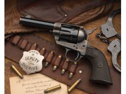 Antique Colt Single Action Sheriff's Model Revolver | Rock