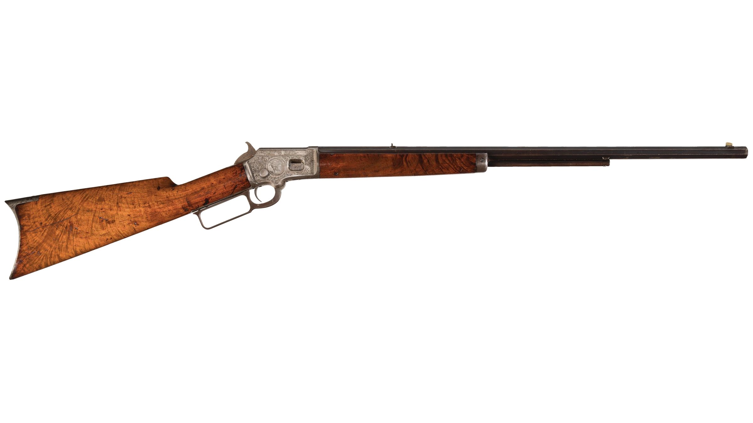 Factory Engraved Marlin Model 1891 Lever Action Rifle Rock Island Auction