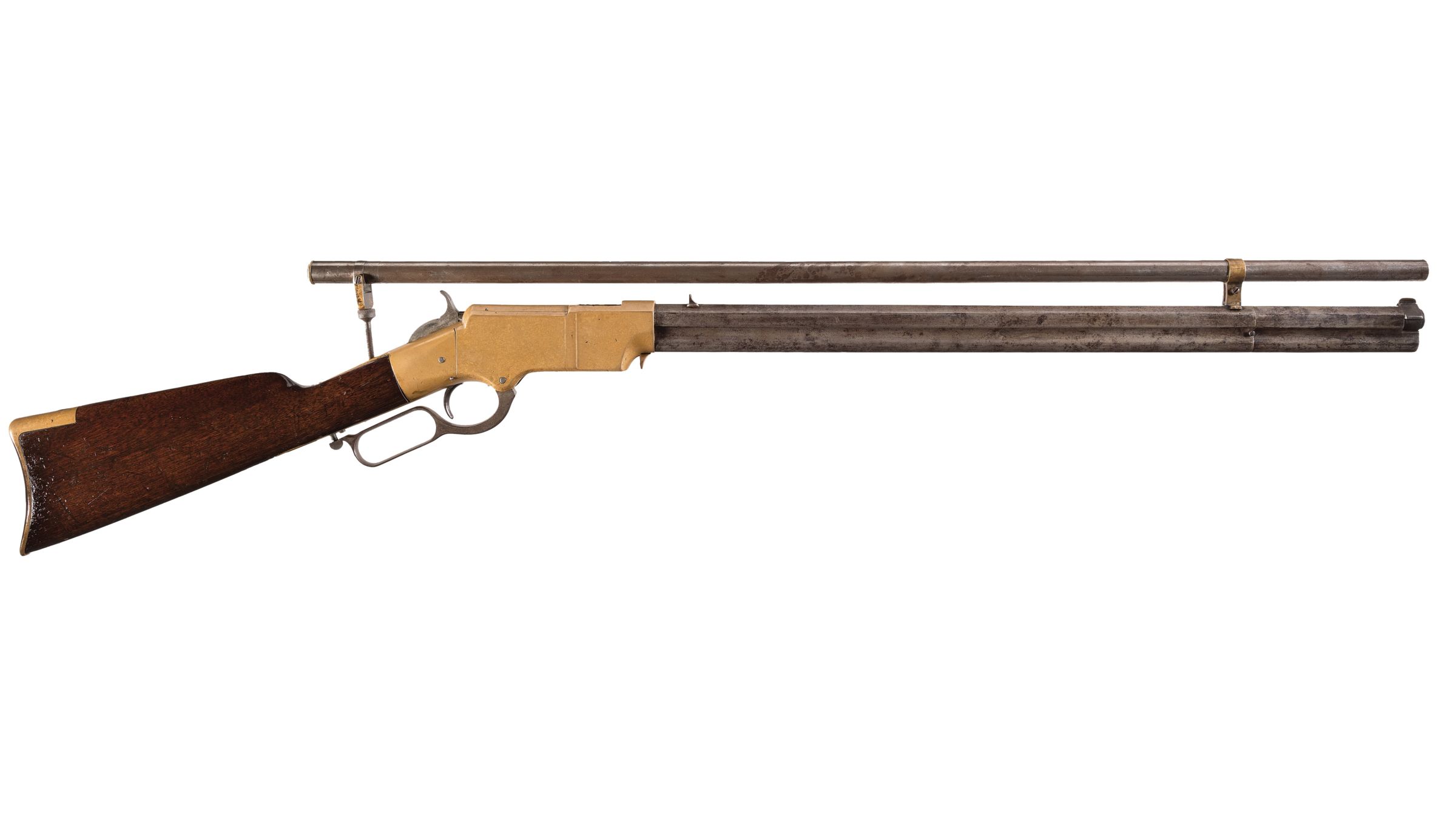 U.S. Civil War New Haven Arms Co. Henry Rifle with Scope Rock Island