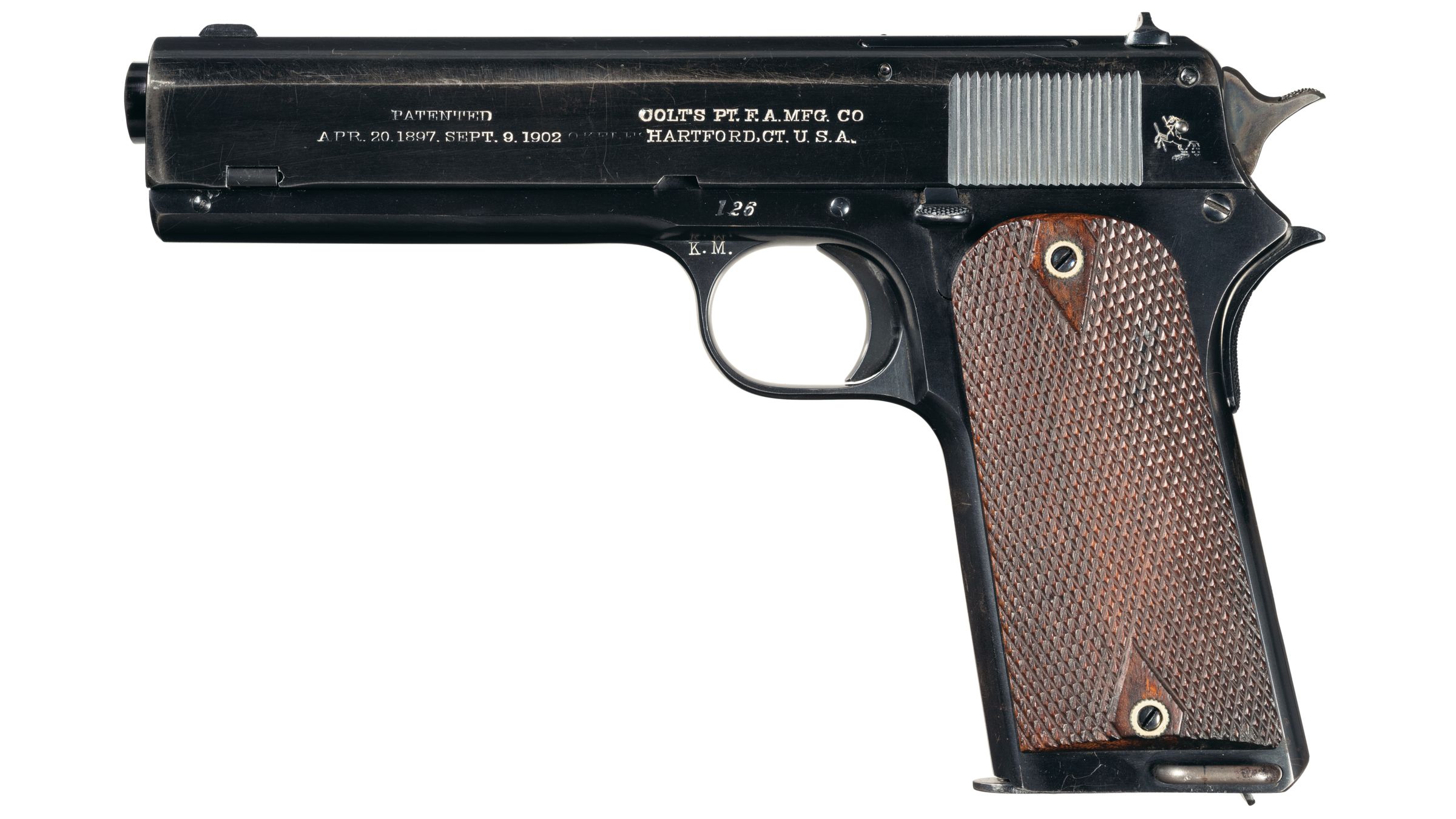 U.S. Trials Colt Model 1907 Army Contract Pistol | Rock