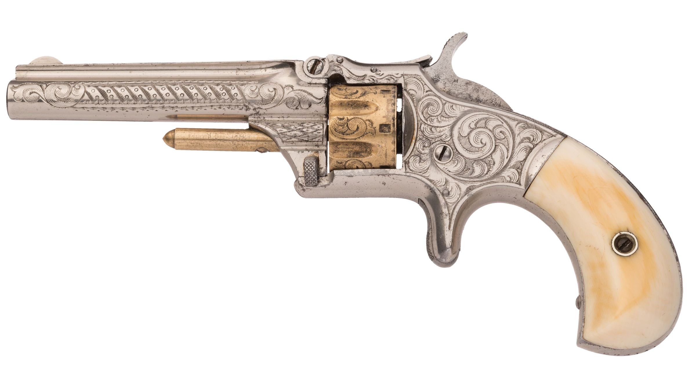 New York Engraved Smith & Wesson Model No. 1 3rd Issue Revolver