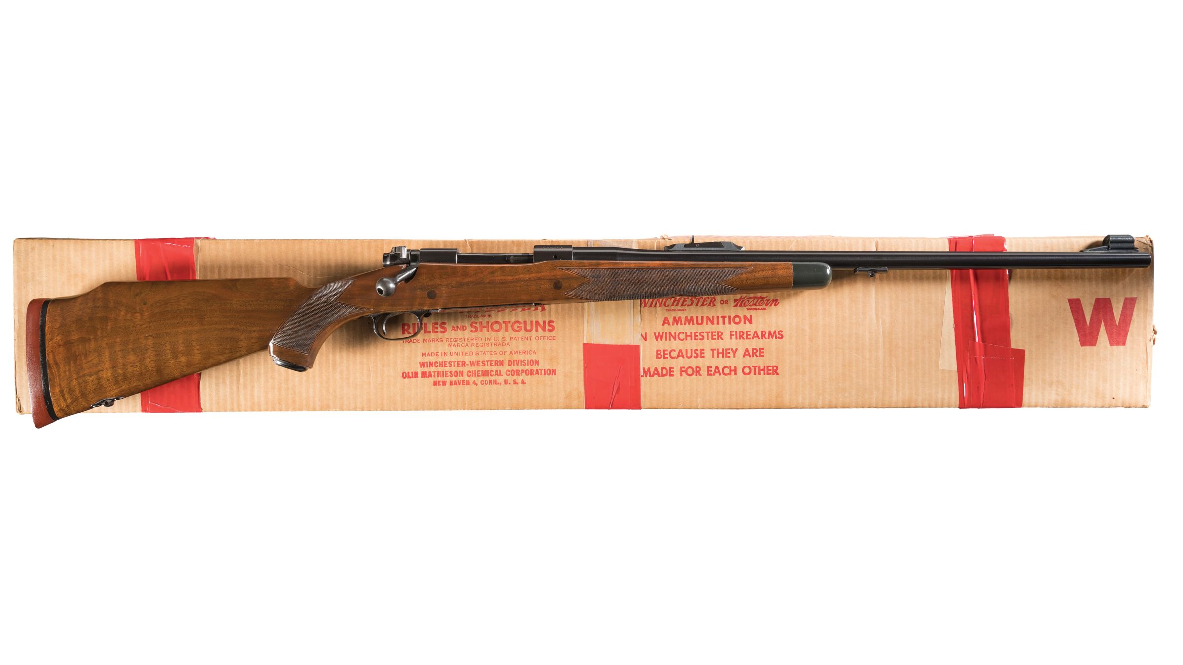 Pre64 Winchester Model 70 "African Model" Super Grade Rifle Rock