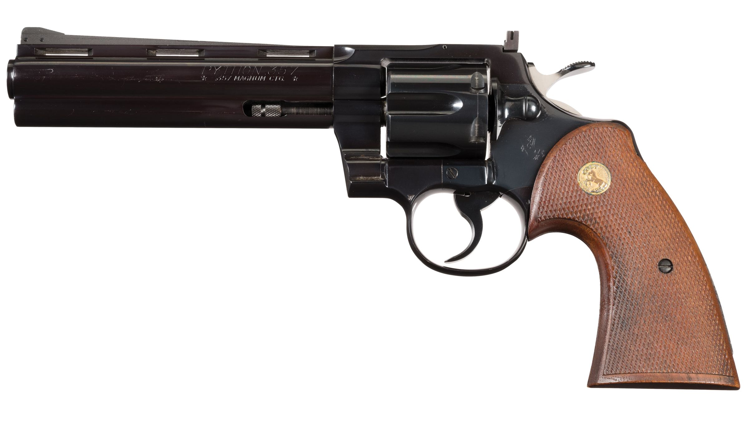 Serial Number 543 Colt Python Double Action Revolver | Rock Island Auction