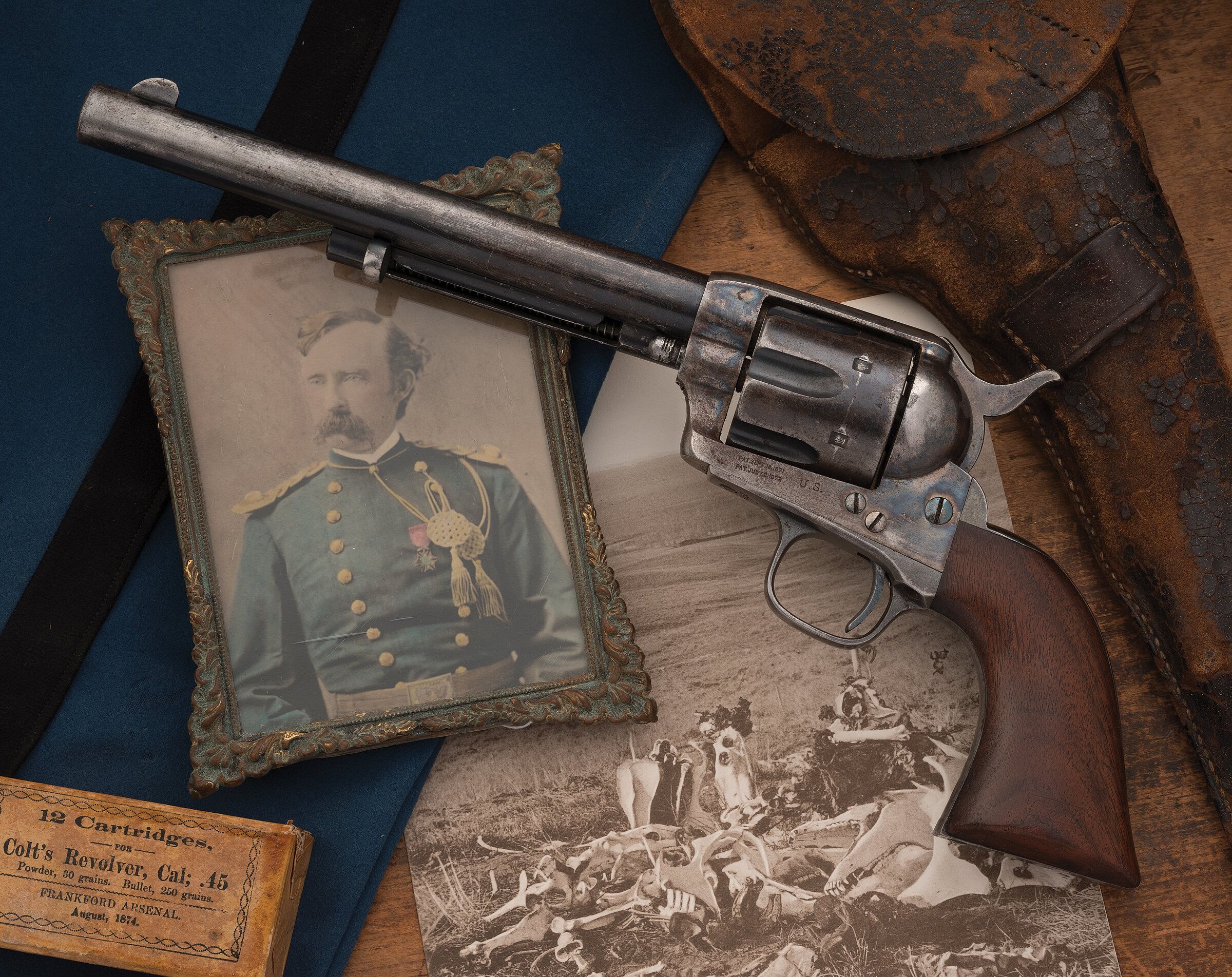 Sold at Auction: Single Action Army Revolver Gun Belt of Texas