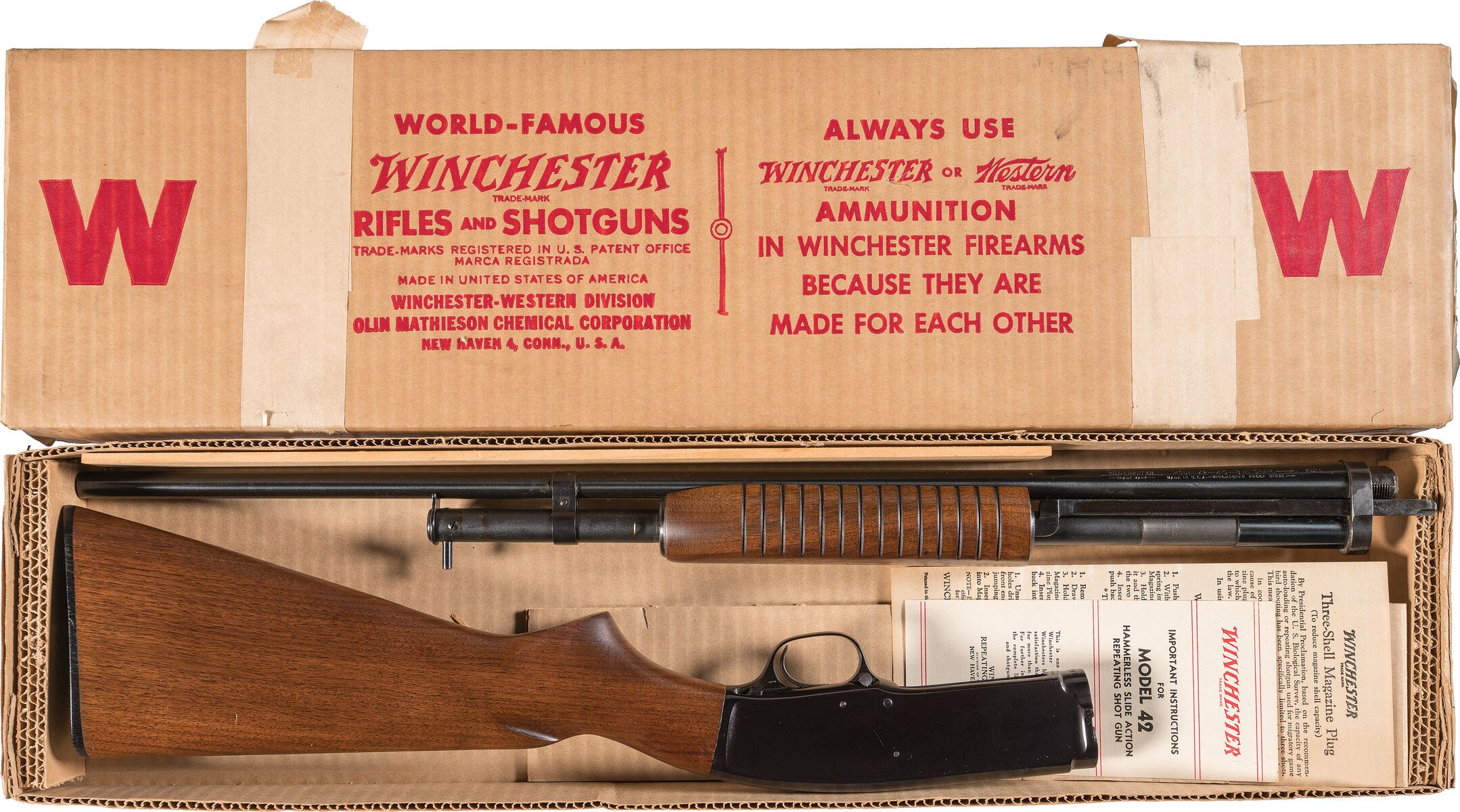 Winchester Model 42 Slide Action Shotgun | Rock Island Auction