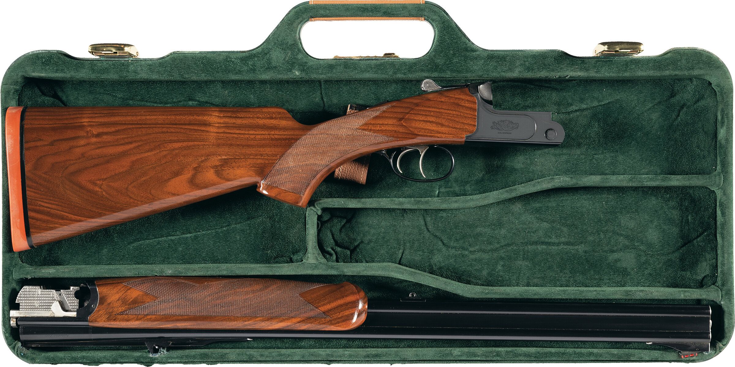 Antonio Zoli Express Over/Under Double Rifle with Case Rock Island