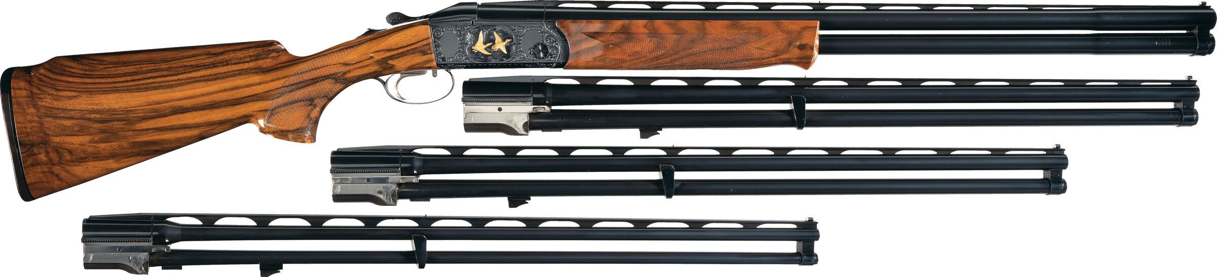 Engraved Krieghoff Model K-80 Over/Under Shotgun 4 Barrel Set | Rock ...