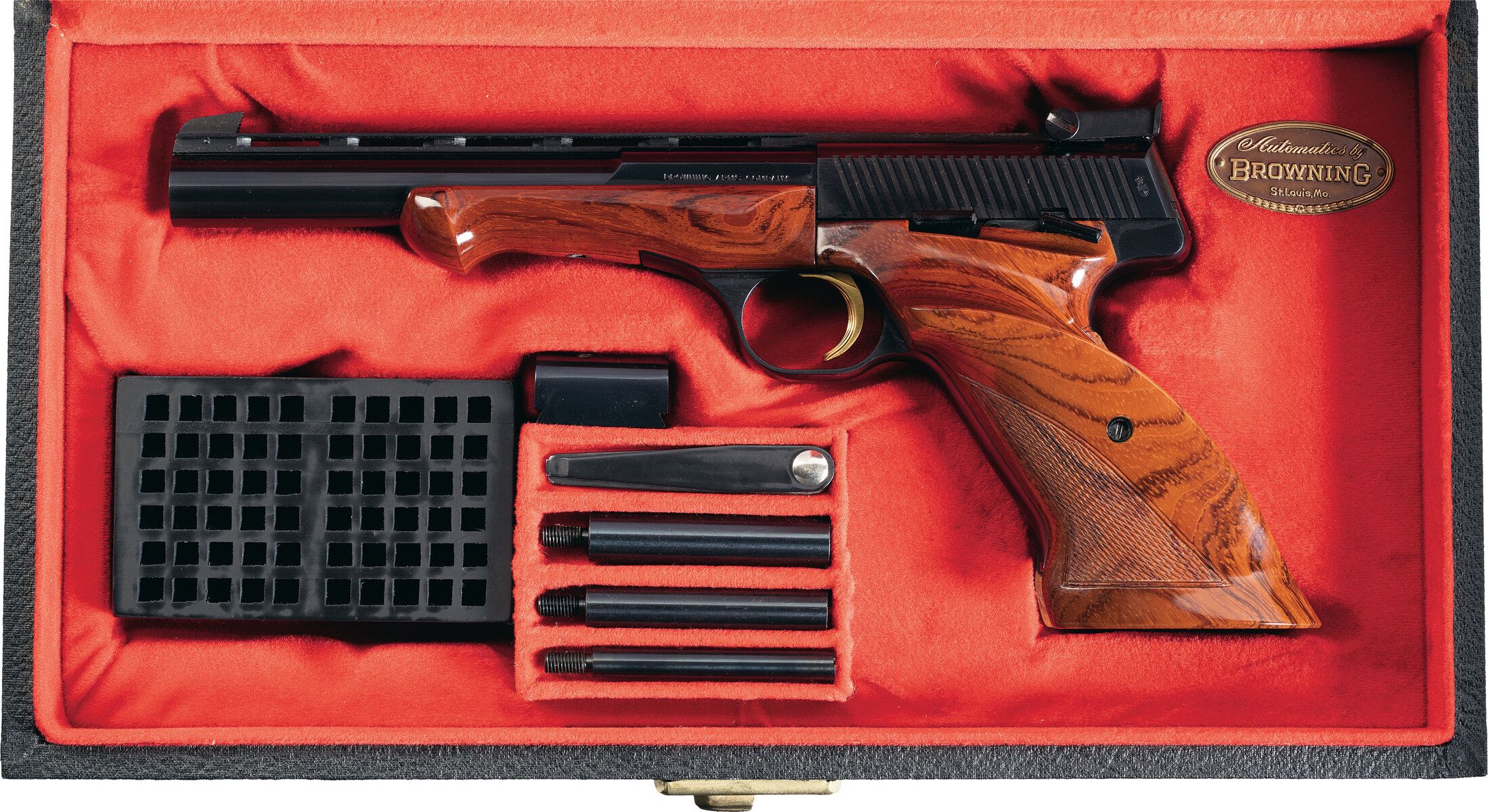 Browning Medalist Semi Automatic Target Pistol Rock Island Auction 0436