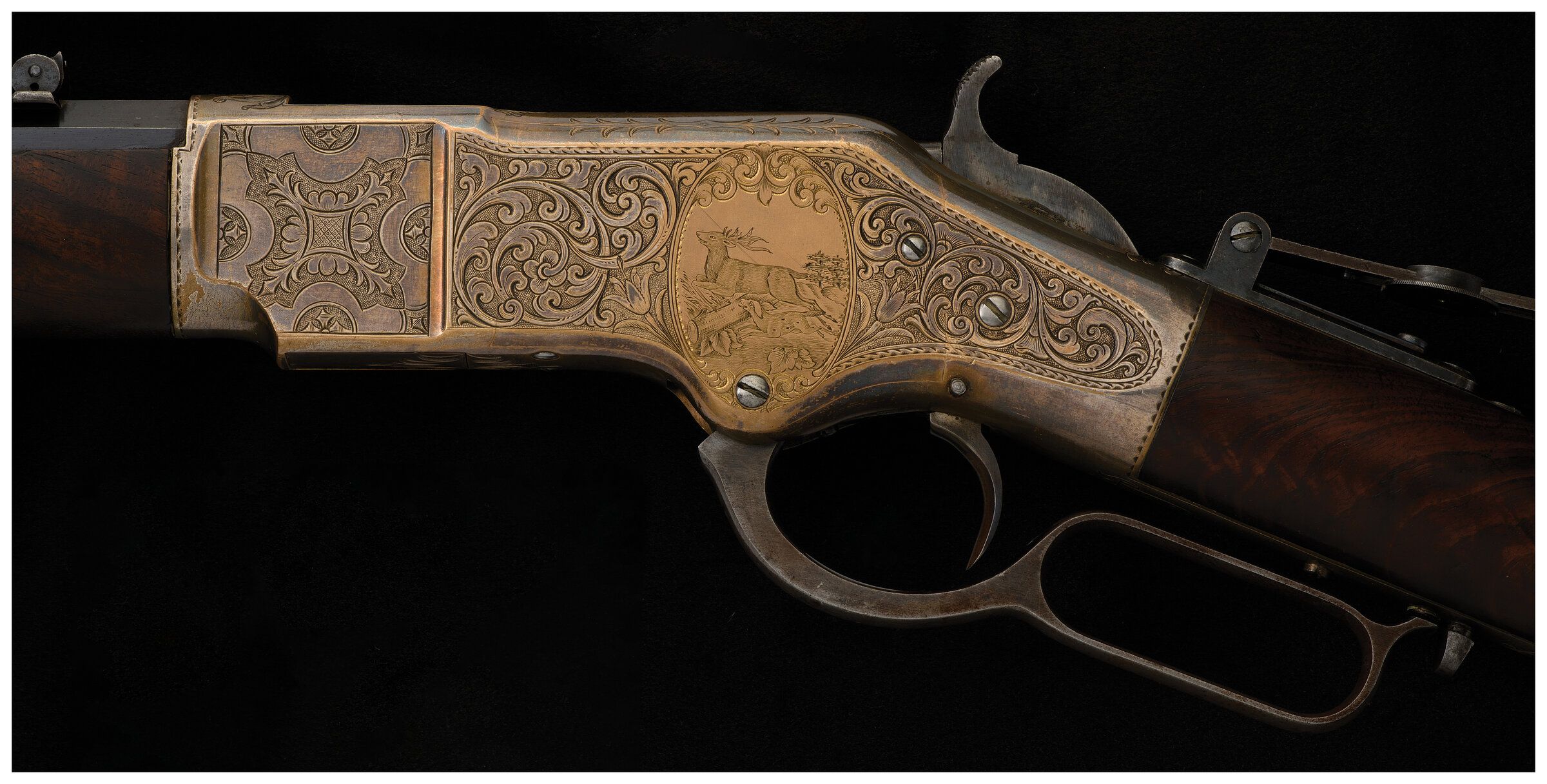 John Ulrich Signed Factory Engraved Winchester Model 1866 Rifle | Rock ...