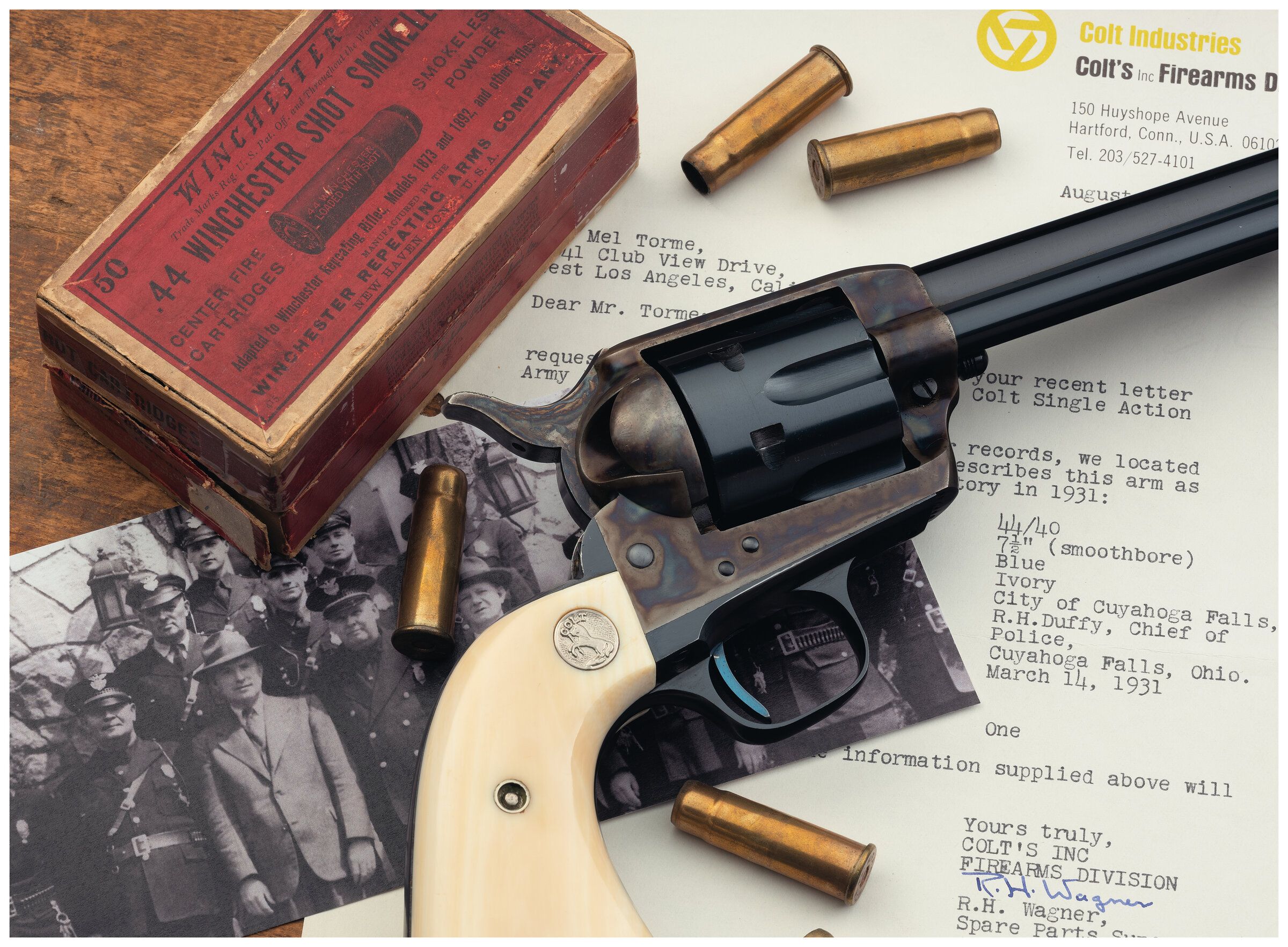 Smoothbore Colt Frontier Six Shooter Single Action Revolver
