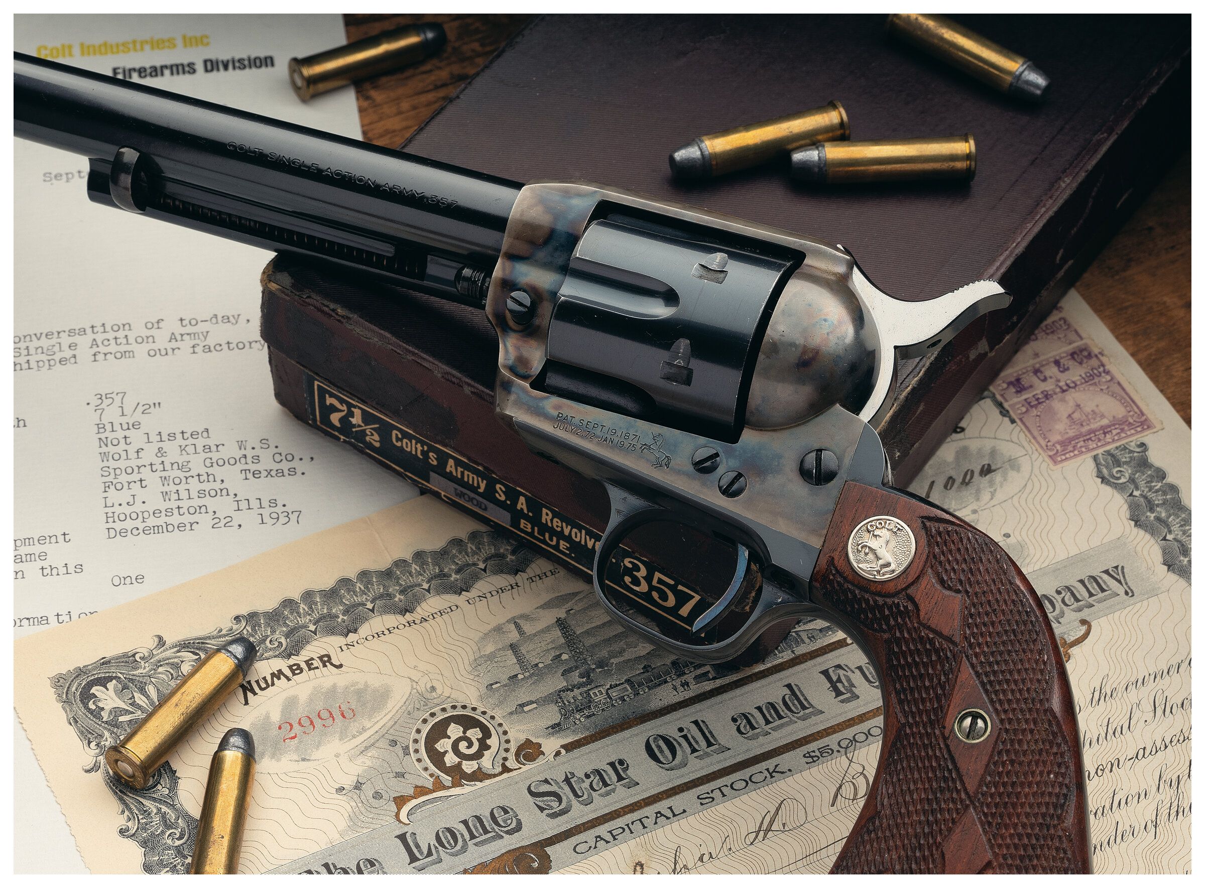 357 Magnum 1st Generation Colt Single Action Army Revolver