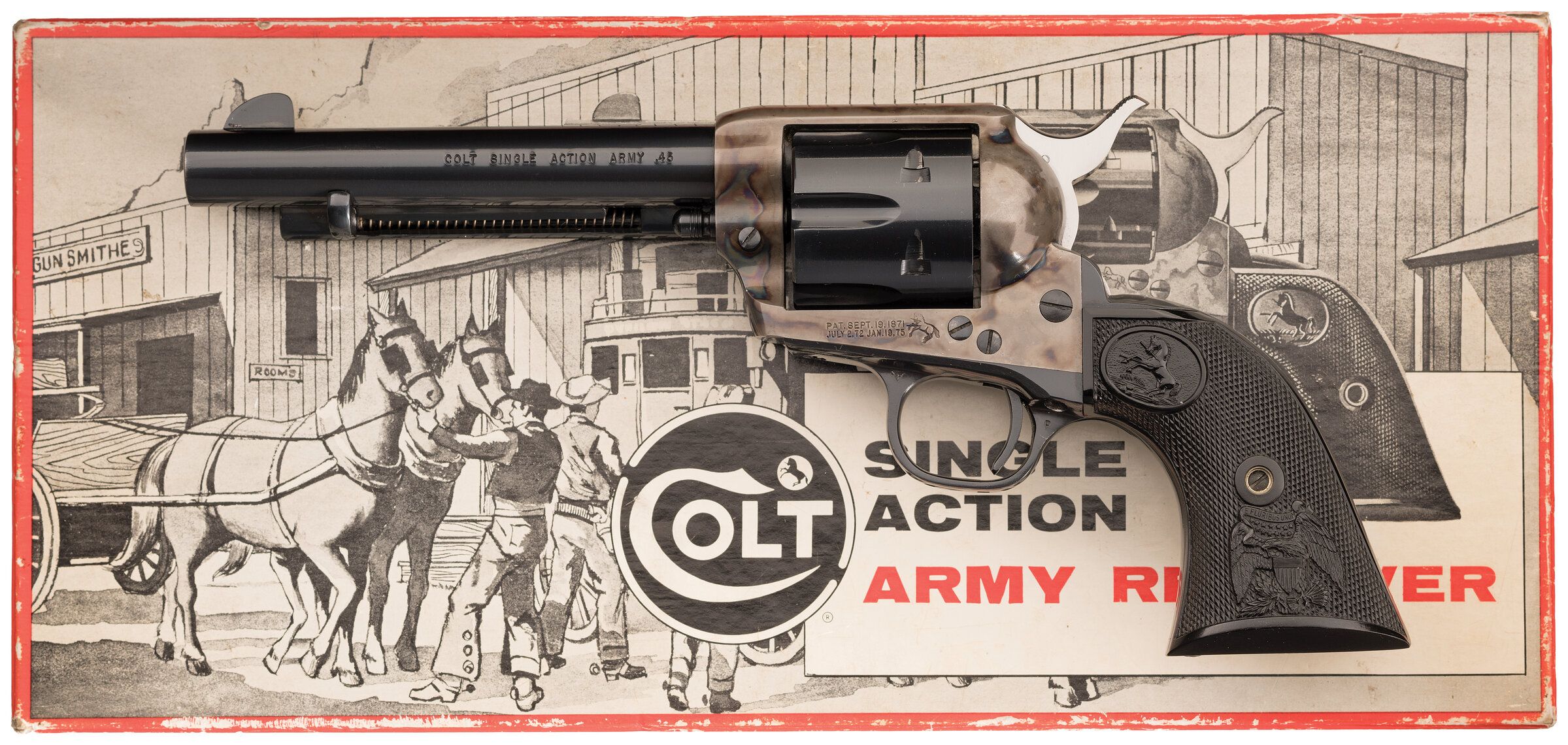 Colt Second Generation Single Action Army Revolver Rock Island Auction 1584