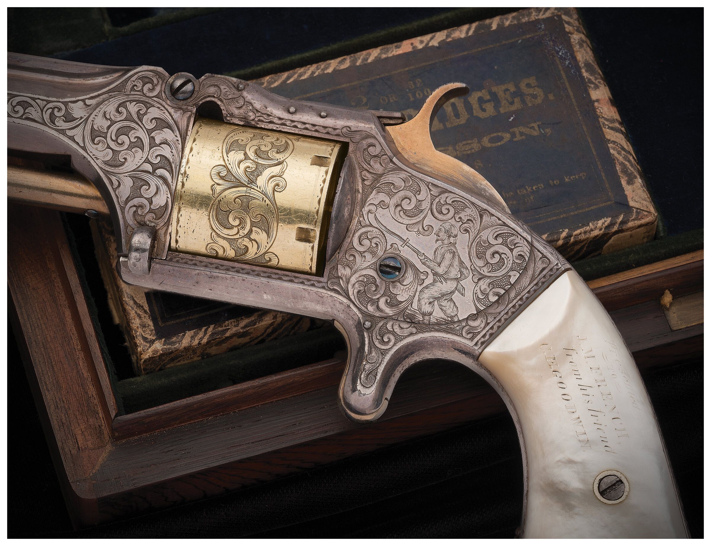 Nimschke Engraved Smith & Wesson Model No. 2 Revolver | Rock 