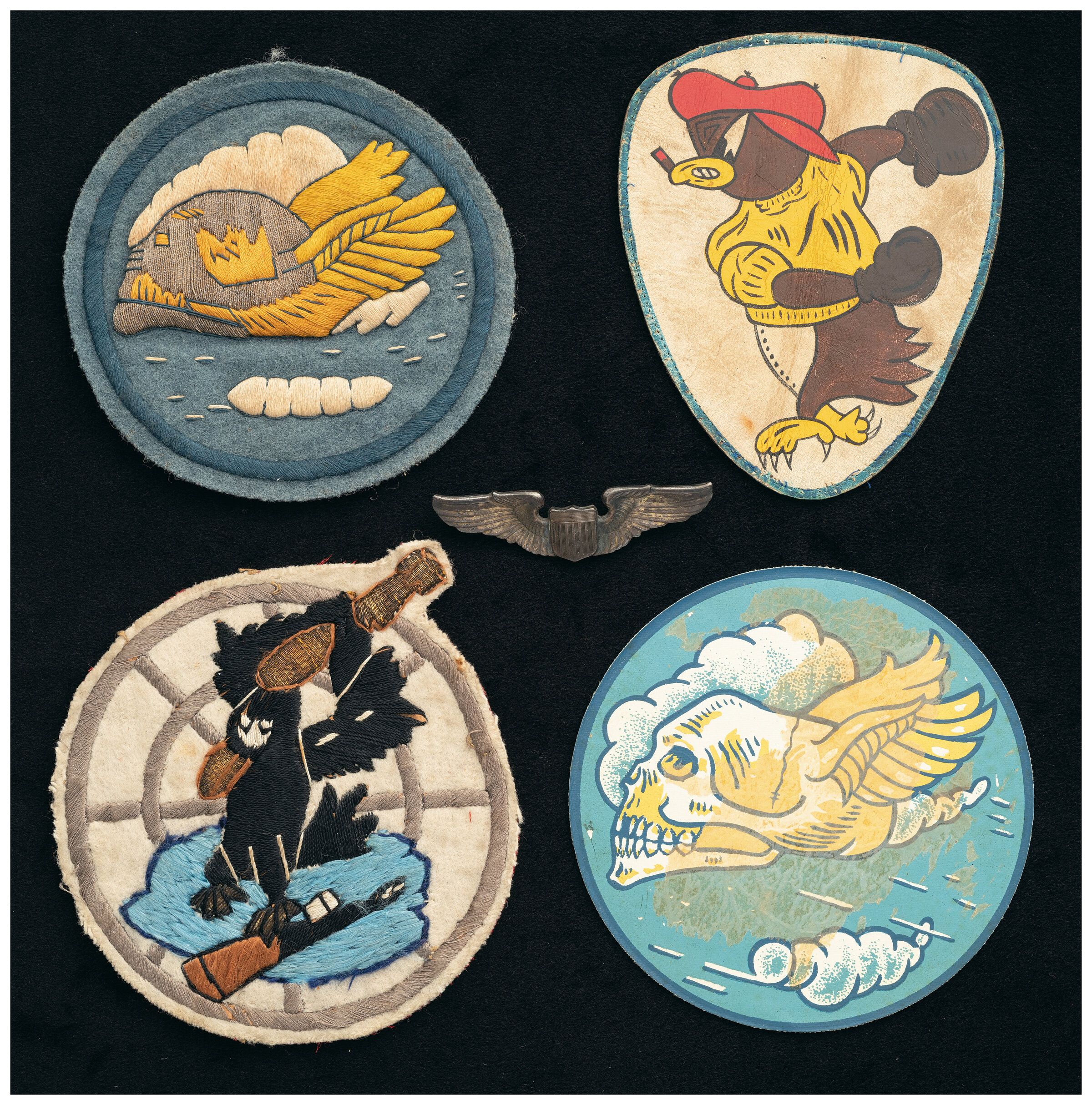 four-army-air-force-aviation-patches-rock-island-auction