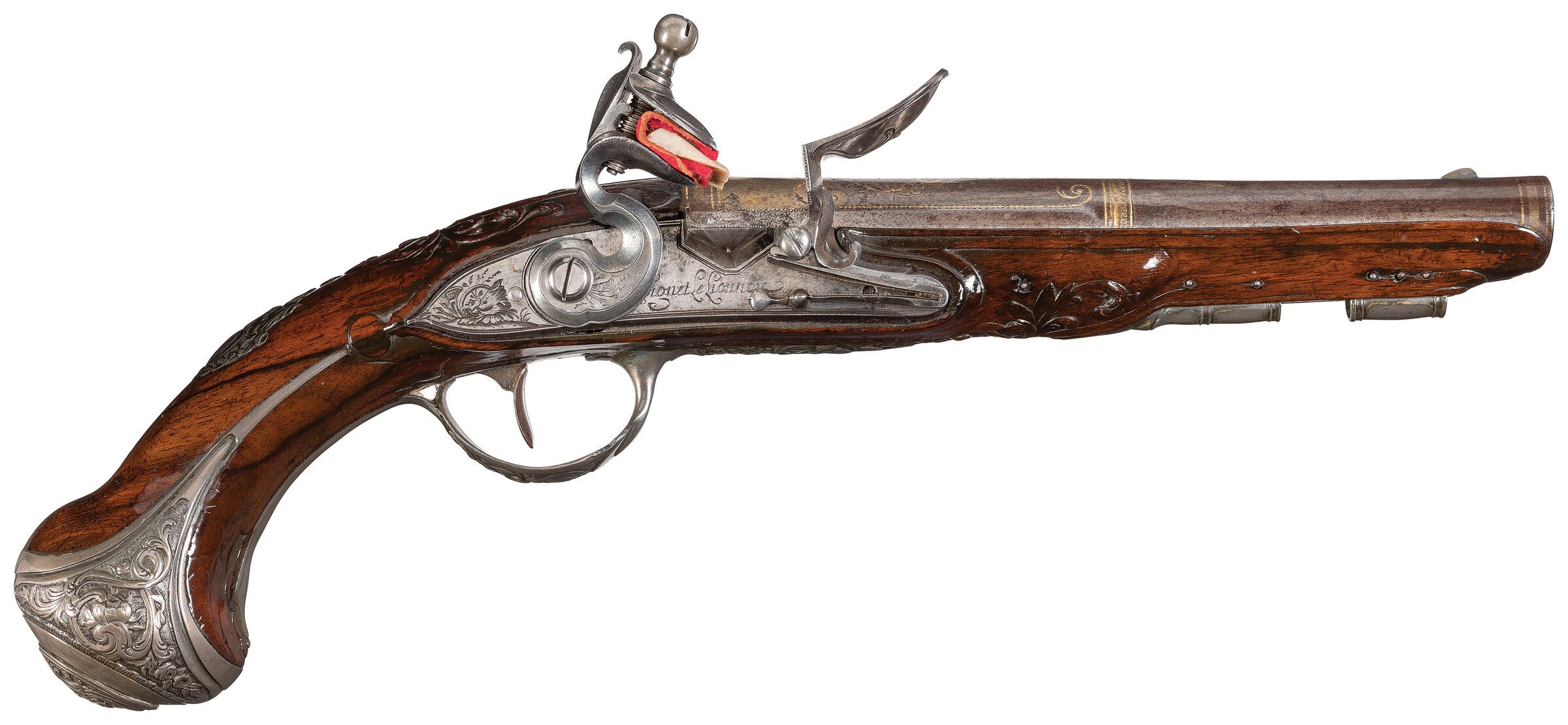 Ornate Flintlock Pistol | Rock Island Auction