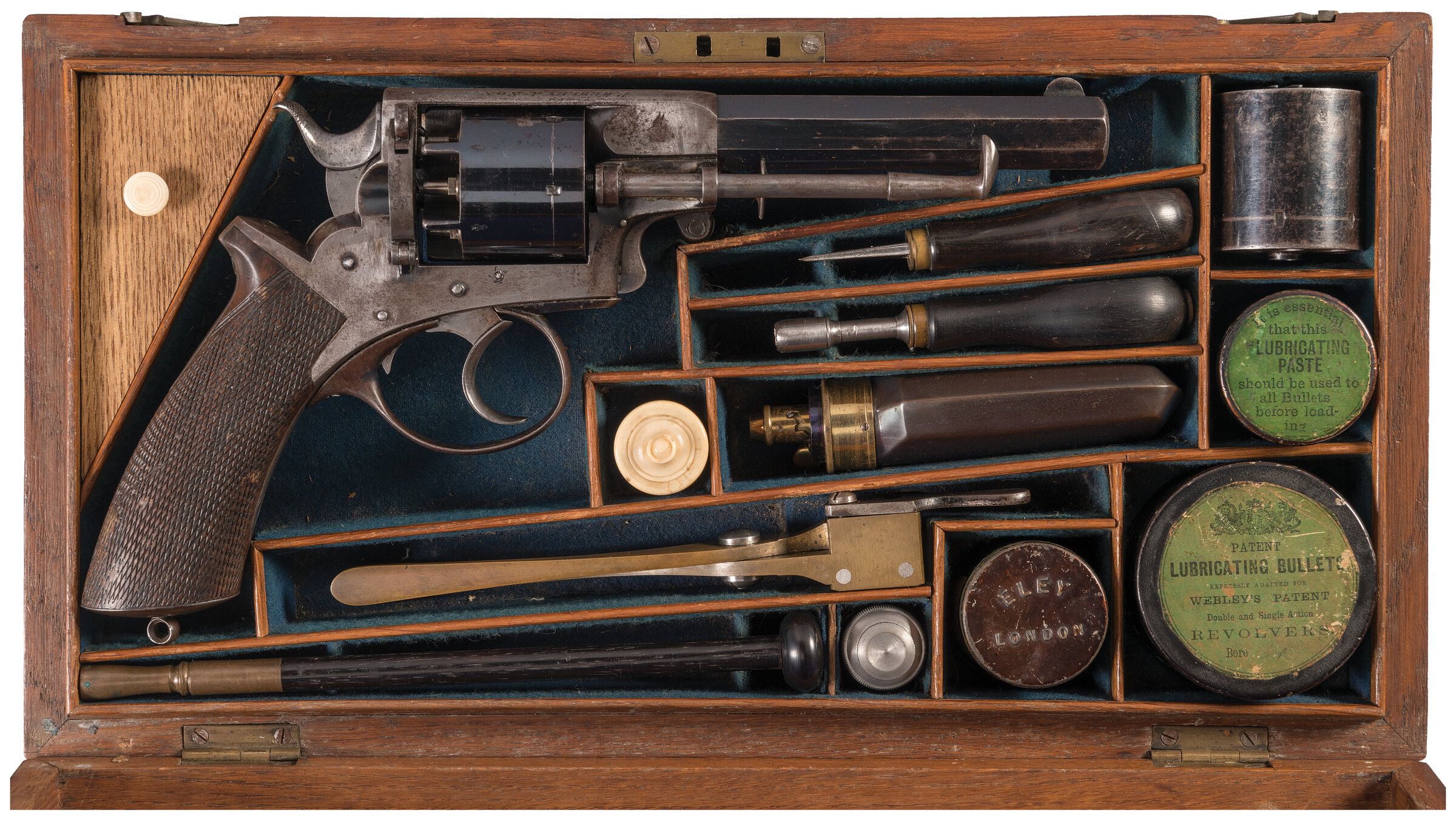 Cased Webley Dual System Double Action Revolver | Rock Island Auction