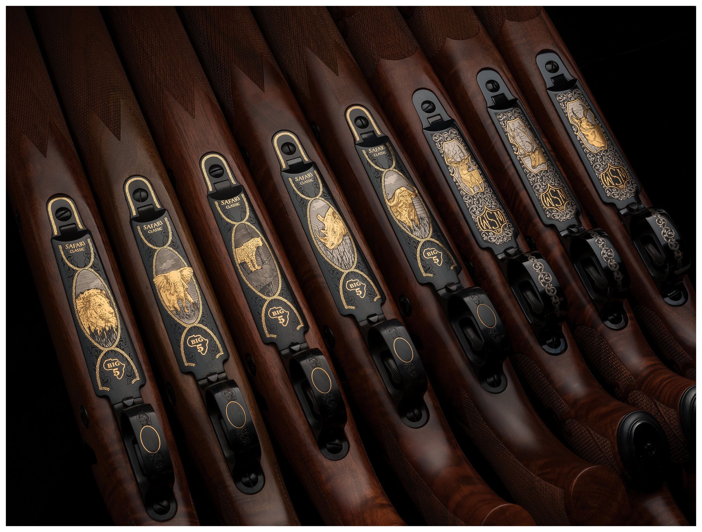 Eight Serialized Limited Edition Winchester Model 70 Rifles | Rock