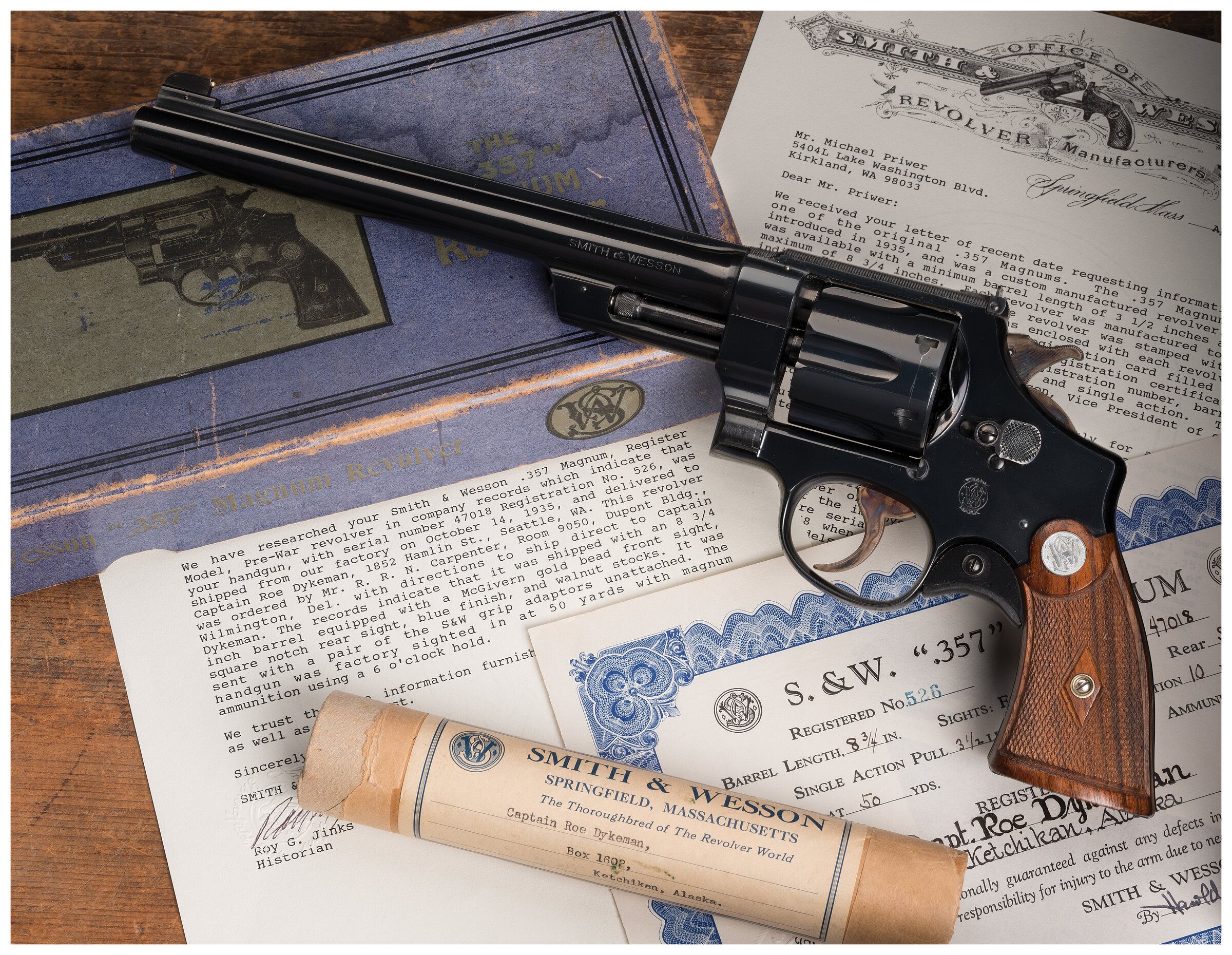 Smith & Wesson .357 Registered Magnum Revolver | Rock Island Auction