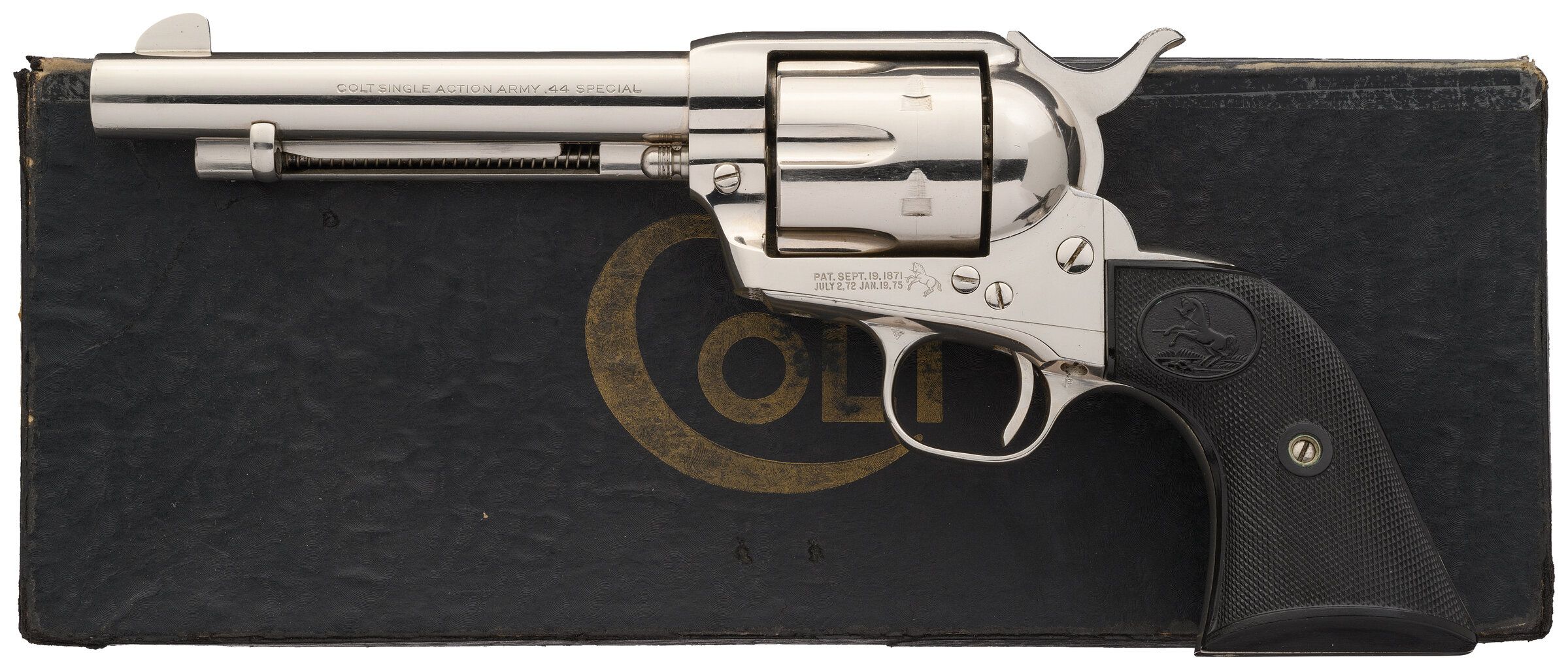 Documented Colt 2nd Gen Single Action Army Revolver With Box Rock Island Auction 4738