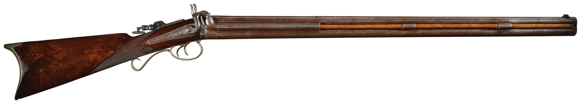 Patrick Smith Percussion Over/Under Combination Gun | Rock Island Auction