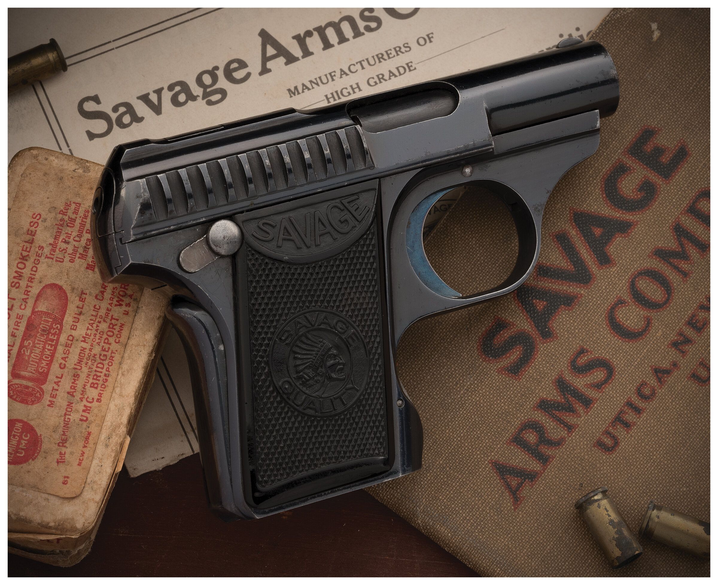 Meetbaar spannend woordenboek Savage Prototype Semi-Automatic Pistol in .25 ACP | Rock Island Auction