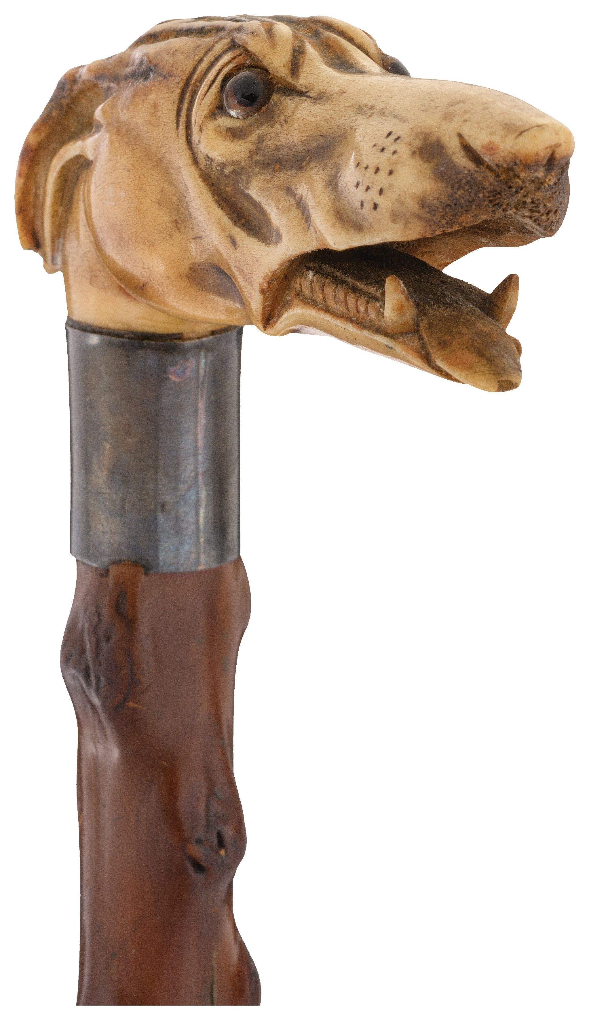 Prohibition Era Presentation Relief Carved Sword Cane | Rock Island Auction