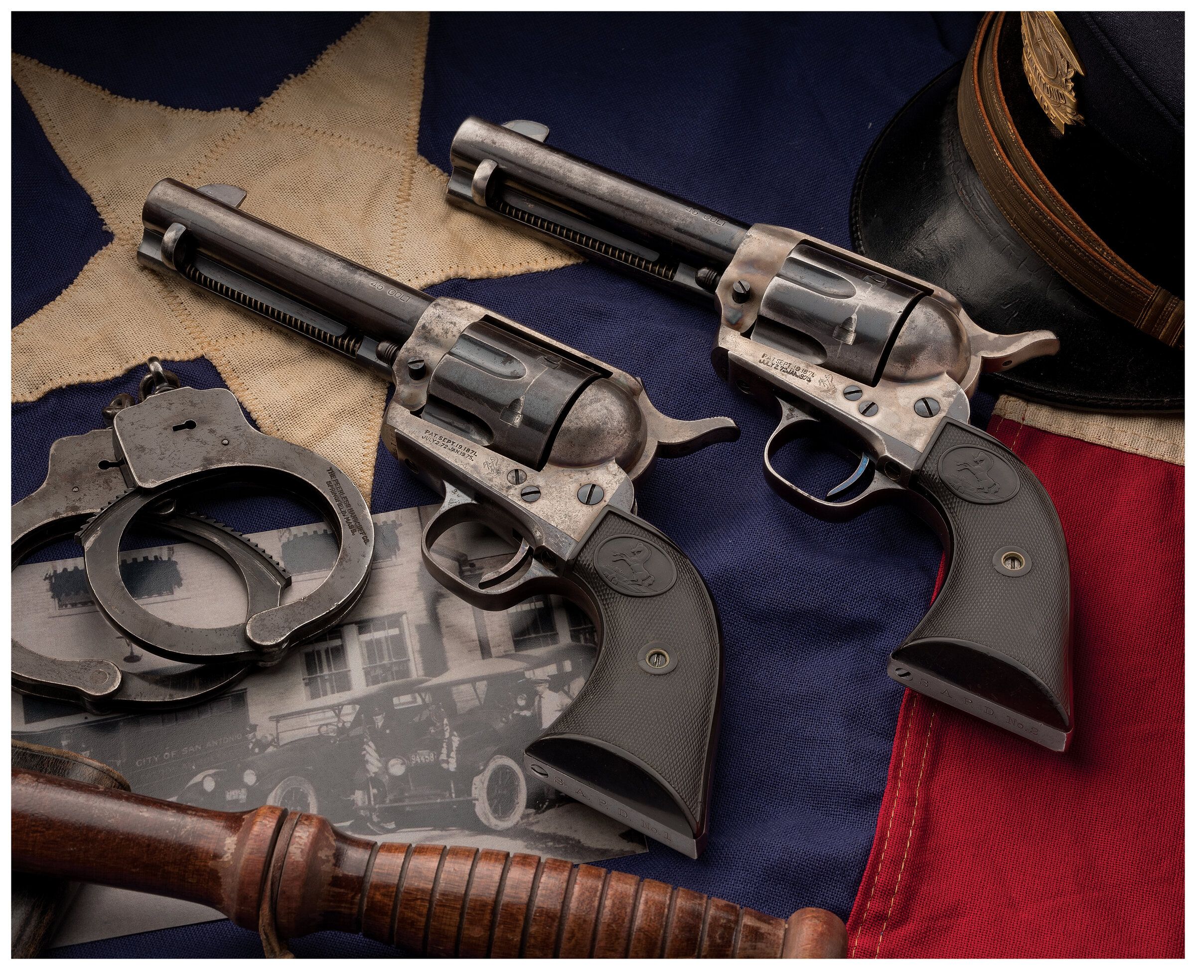San Antonio Police No. 1 & 2 Colt Single Action Army Revolvers