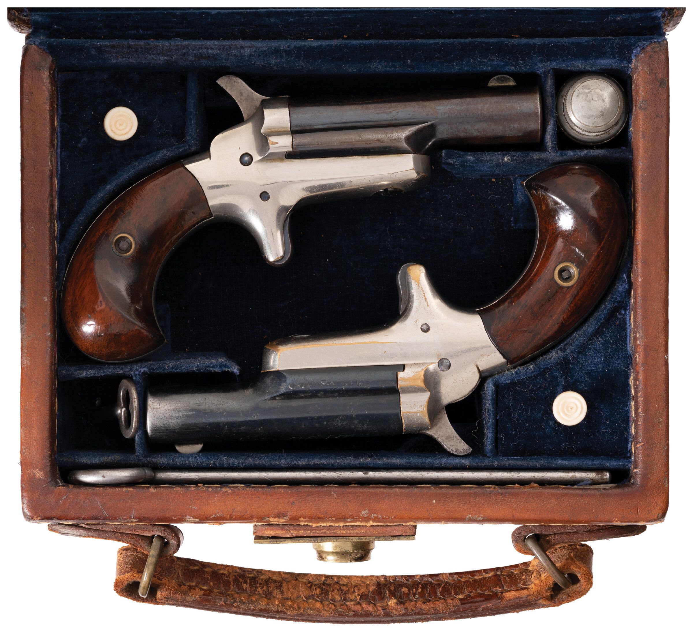 Retailer Inscribed Pair of Colt Third Model 