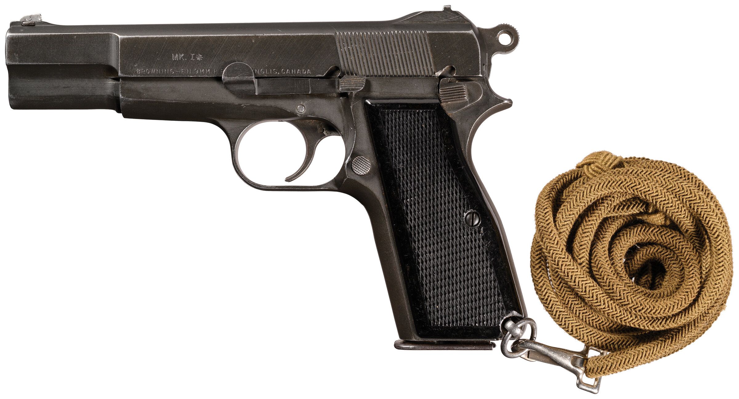 Browning Hi-Power CANADIAN No.2Mk I* モデル World War II Canadian Inglis No. 2 Mk. I* High Power Pistol | Rock