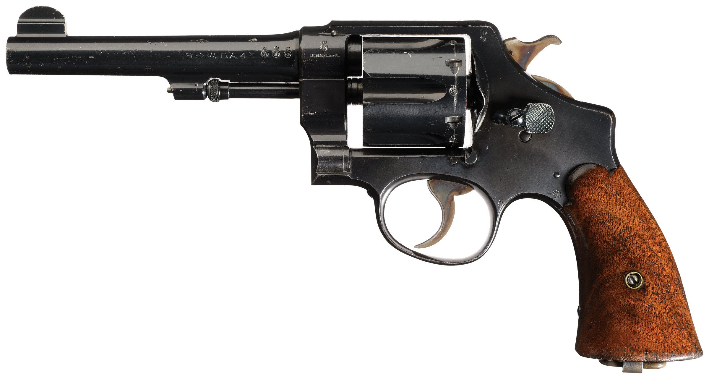 WWI U.S. S&W Model 1917 Revolver with British Proofs | Rock