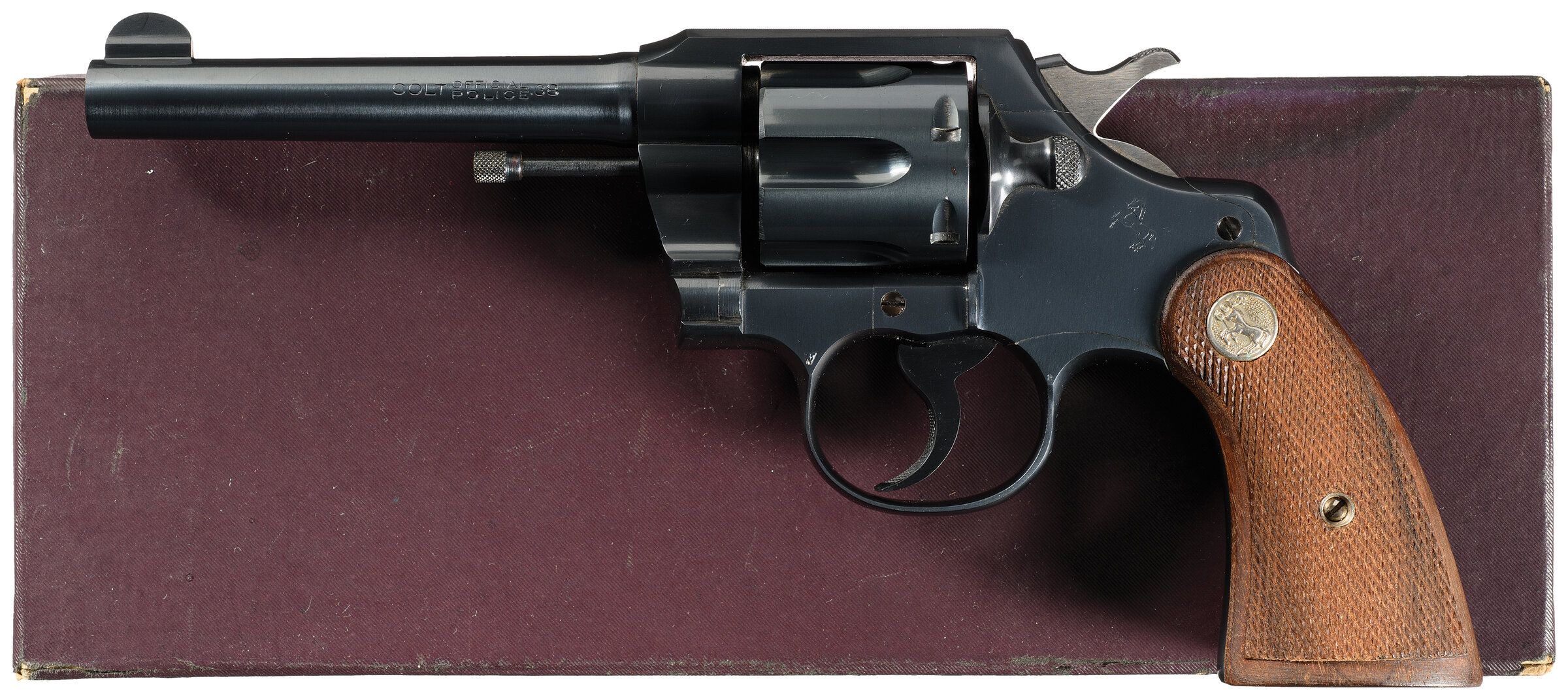 Colt Official Police Model .38 with Original Box | Rock Island Auction