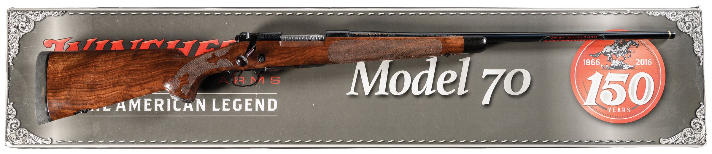 Winchester Model 70 Super Grade 150th Anniversary Rifle Rock Island