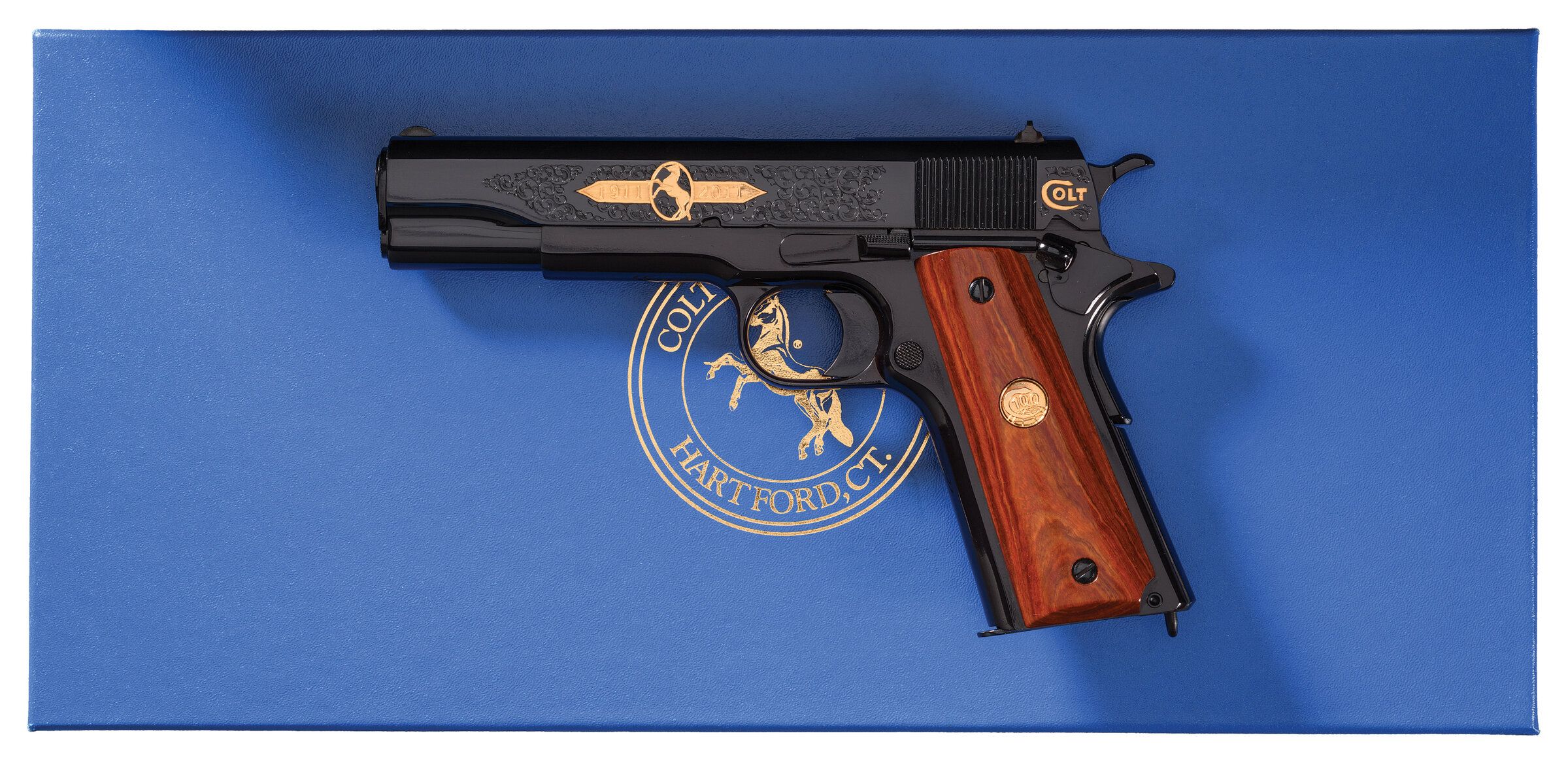 Cased Colt 100 Year Anniversary Model 1911 2011 Tier Ii Pistol Rock Island Auction 3205