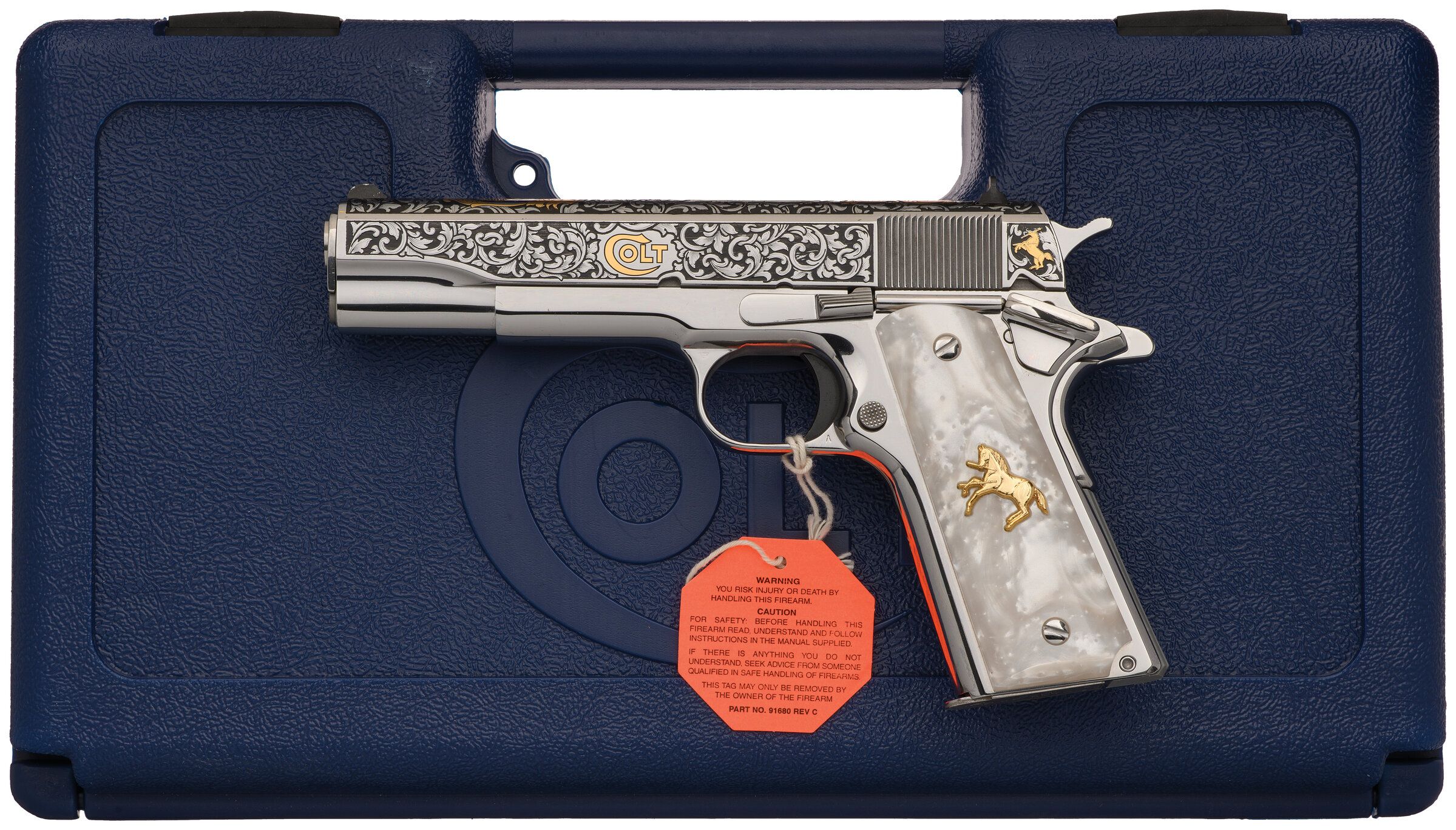 Colt Government Model Samuel Colt Limited Edition Pistol Rock Island Auction 7677